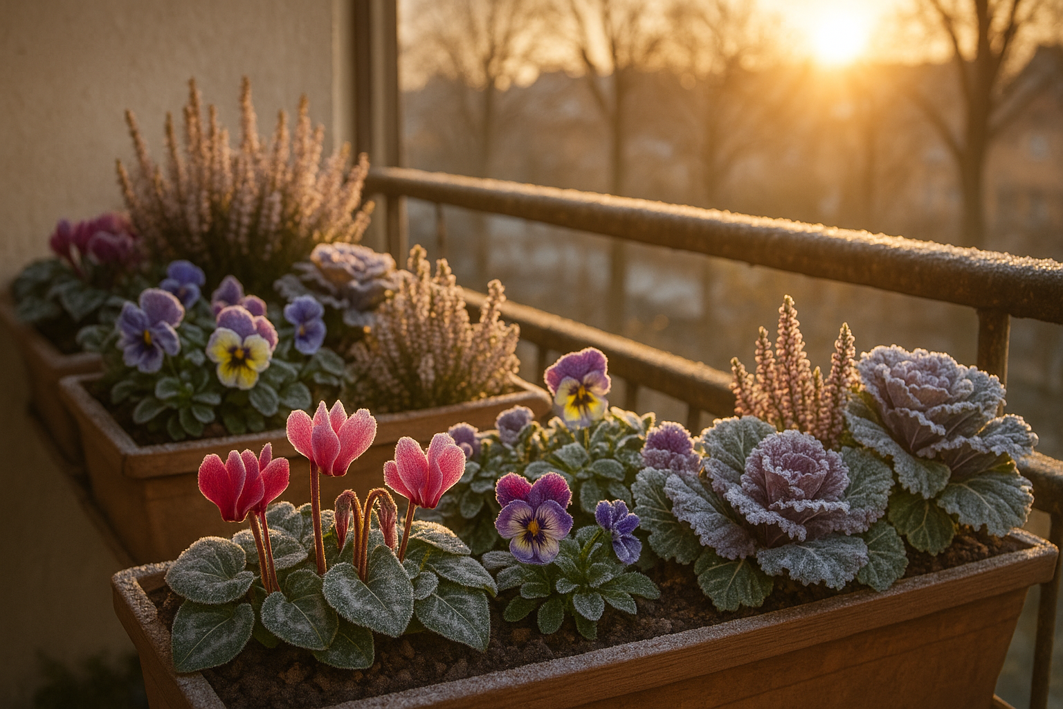 Fiori invernali per il balcone: cosa fiorisce al freddo e come curarlo