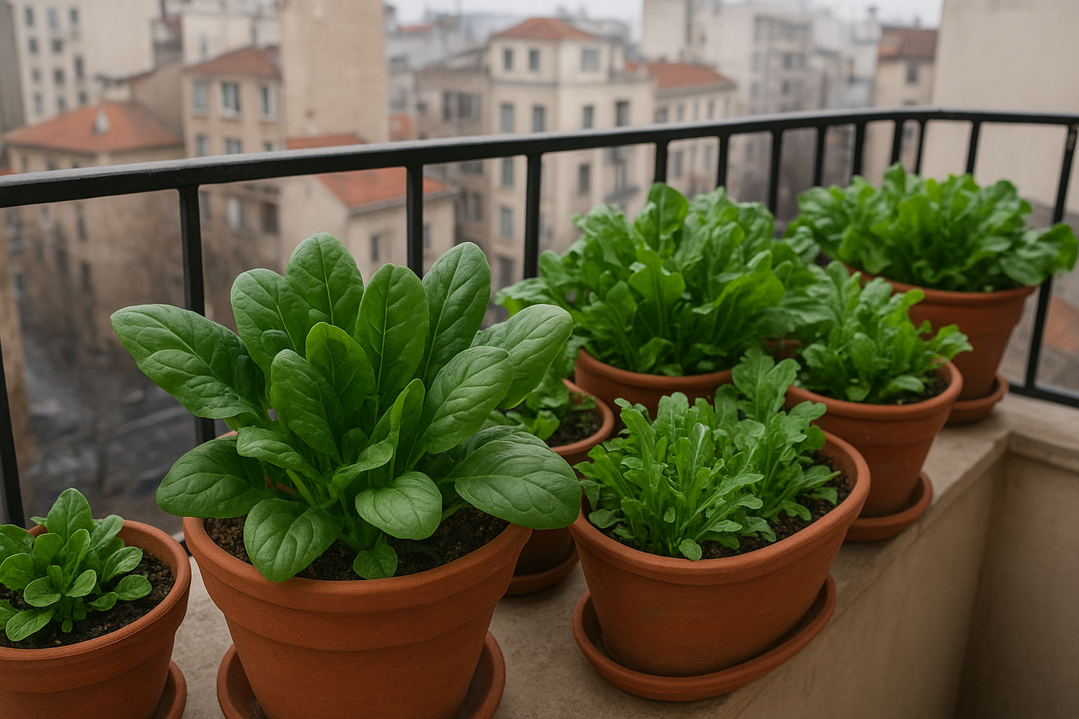 Coltivare spinaci e insalate invernali in vaso: guida per chi ha poco spazio