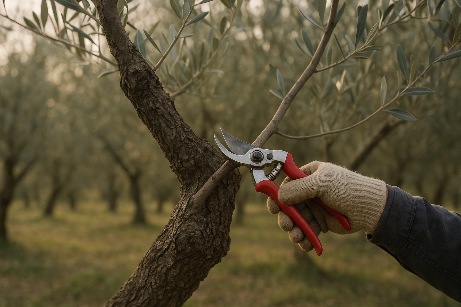 Quando potare gli ulivi e come farlo senza sbagliare