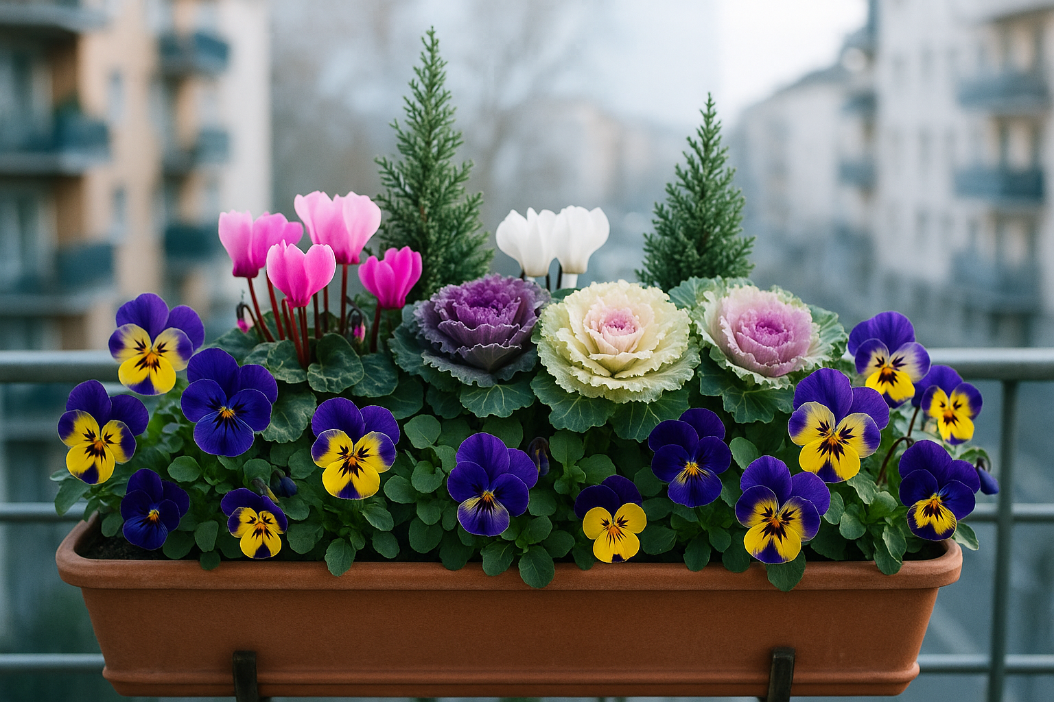 Fiori invernali per il balcone: cosa fiorisce al freddo e come curarlo