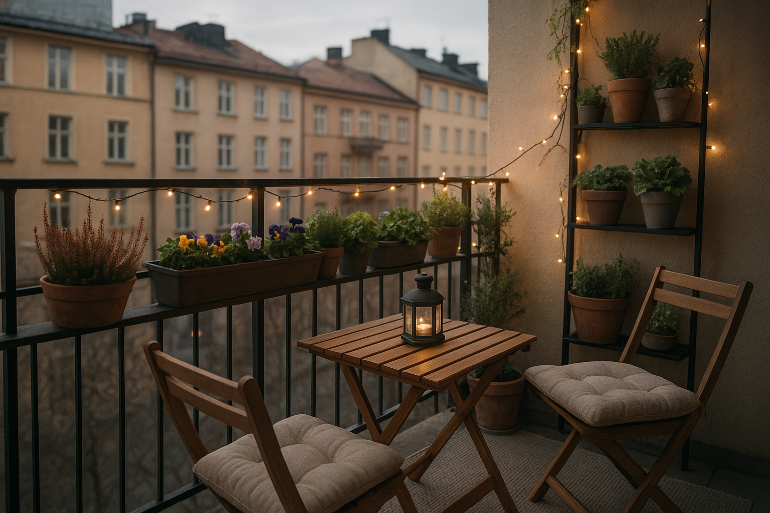 Arredare il balcone di fine inverno: idee green per prepararsi alla primavera