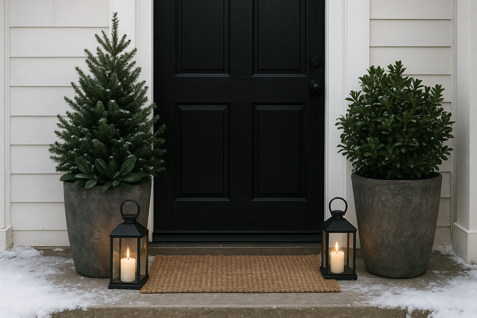 Arredare l’ingresso verde in inverno: idee con piante e tappeti naturali