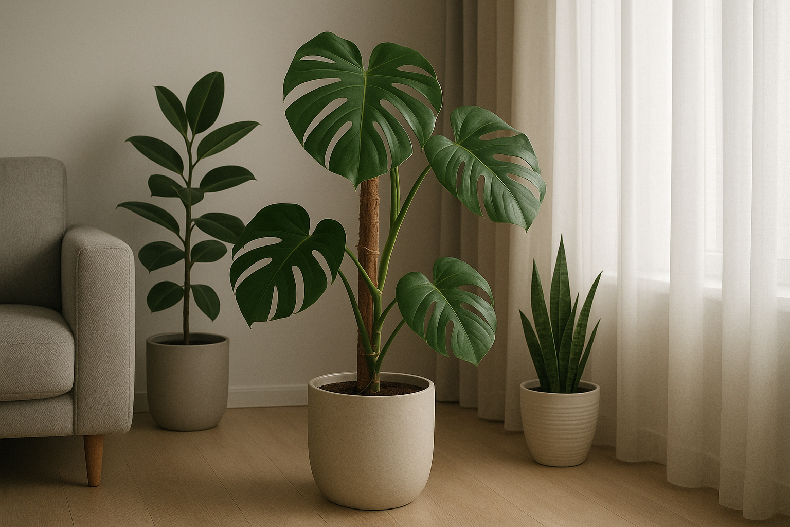 Piante da interno alte e resistenti: idee per illuminare casa anche con poca luce