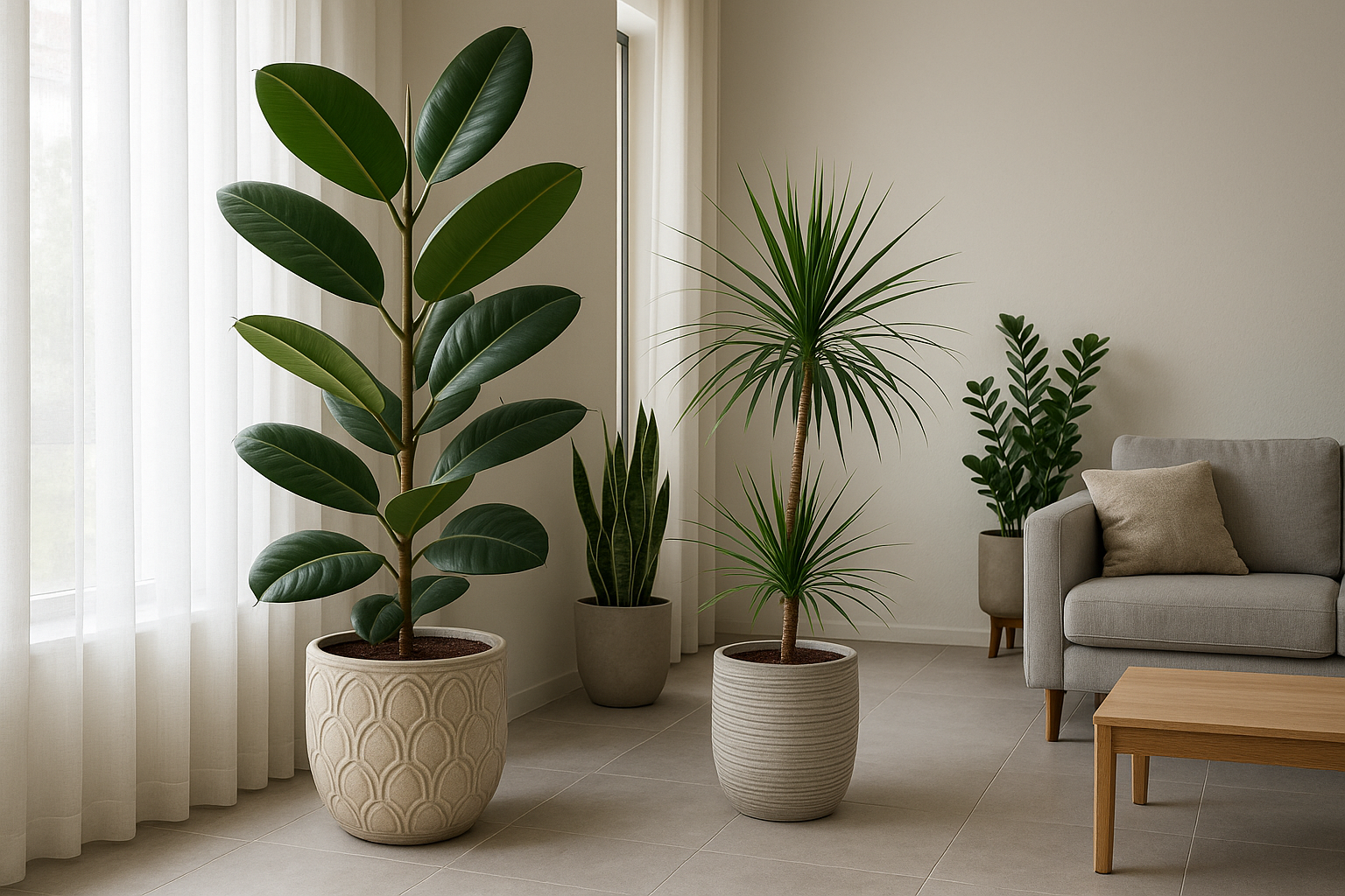 Piante da interno alte e resistenti: idee per angoli bui e poca luce