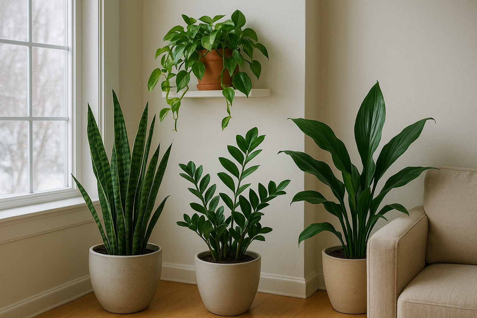 Piante da interno per chi ha poca luce invernale: specie robuste per febbraio