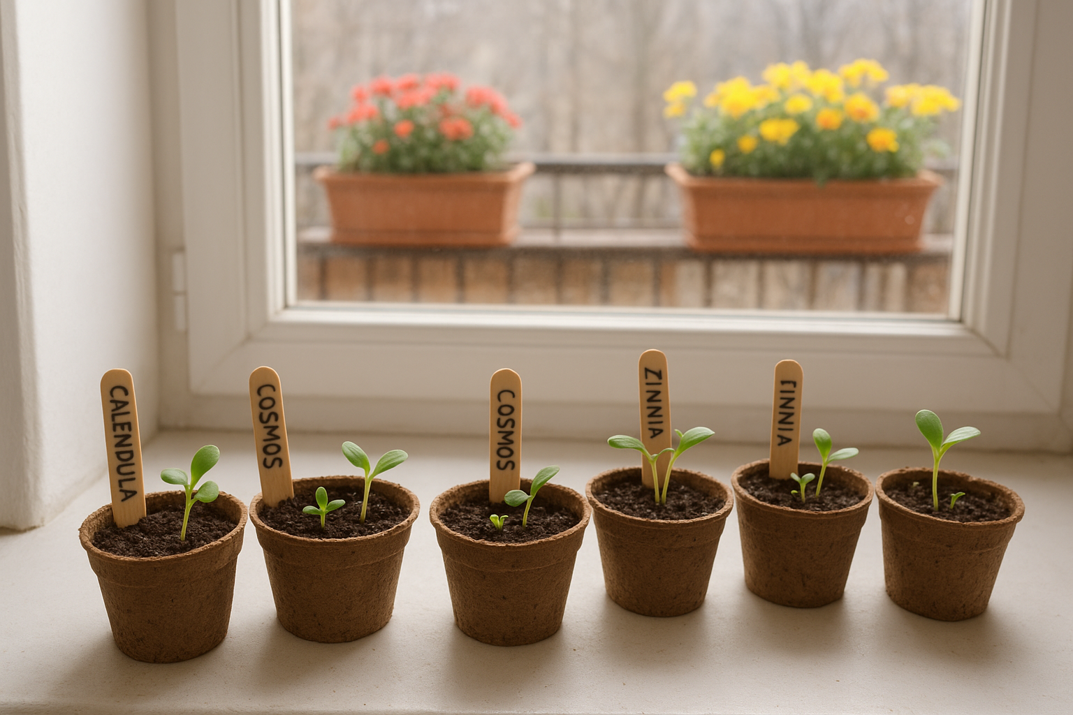 I primi fiori annuali da seminare a febbraio per balconi esplosivi in primavera