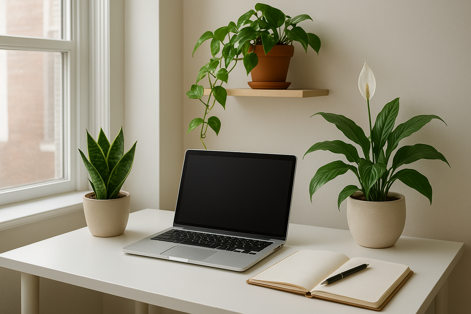 Piante da interno per studio e home office: verde che stimola concentrazione e benessere