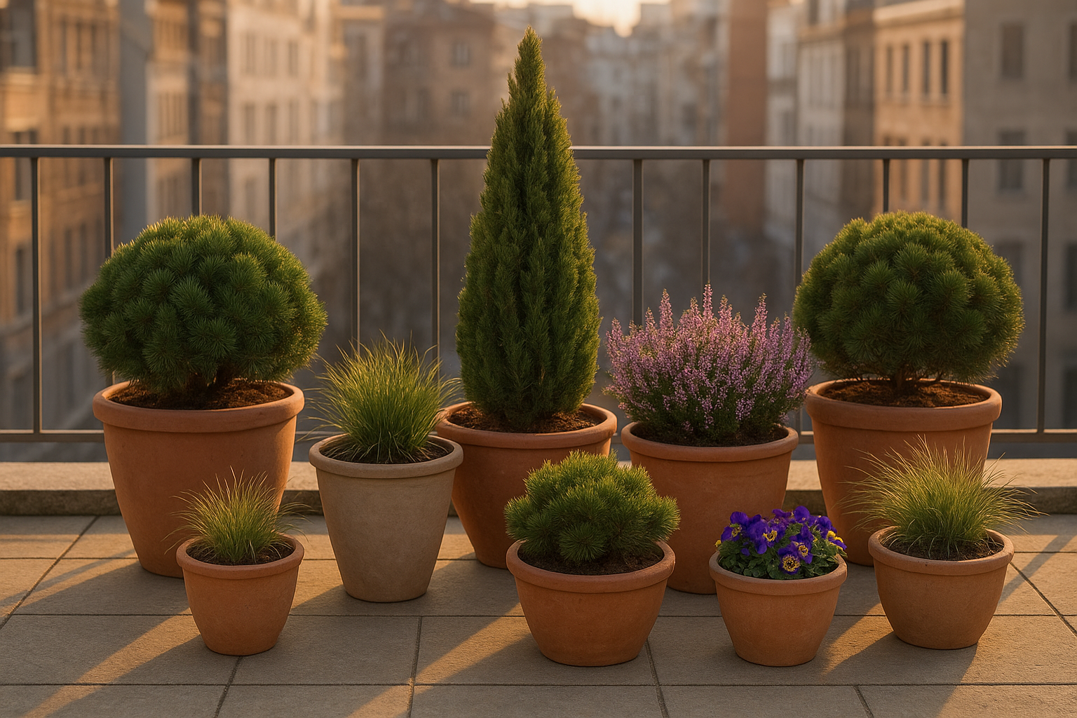 Conifere nane in vaso per terrazzi e piccoli giardini: idee per piantare a fine inverno