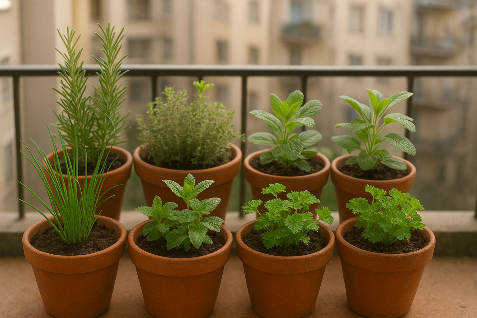 Orto di febbraio sul balcone: 7 aromatiche per profumare la cucina in primavera