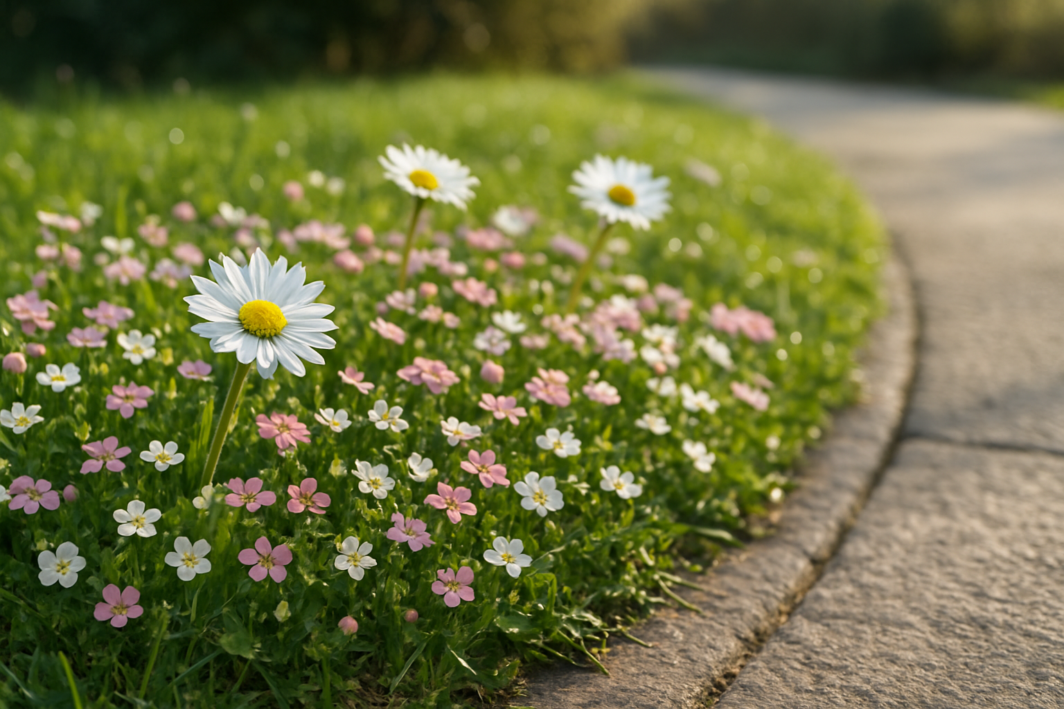 Margherite perenni e pratoline: come usarle per bordure e prati fioriti di inizio primavera