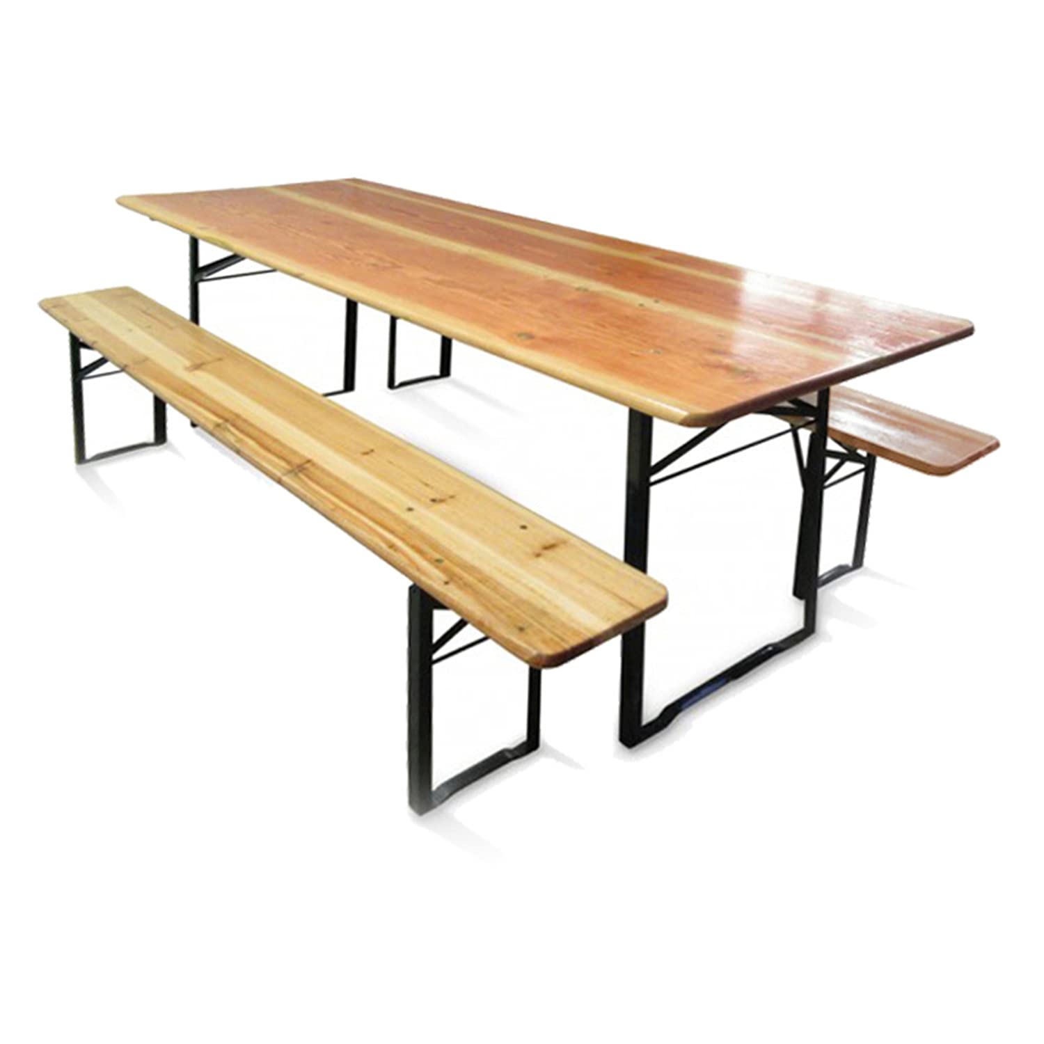 Set tavolo e panchine richiudibili Dmora, la birreria da giardino per accogliere gli ospiti tra fiori e orto