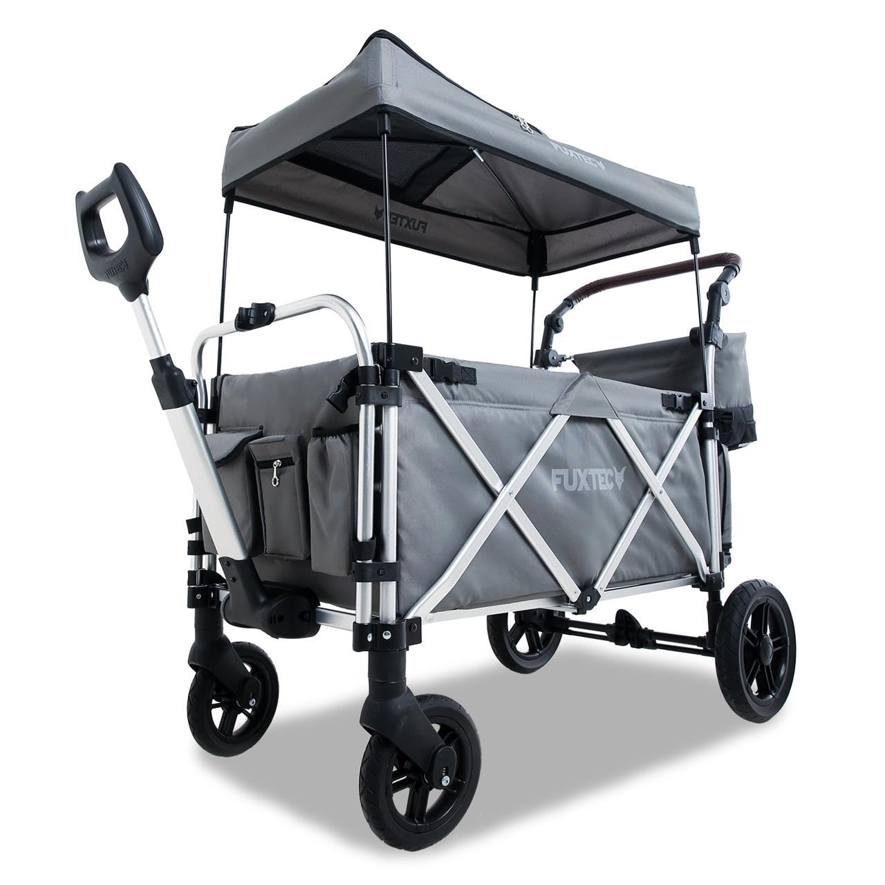 Carrello pieghevole Fuxtec Super Plus CTL950, aiuto versatile per lavori in giardino e orto