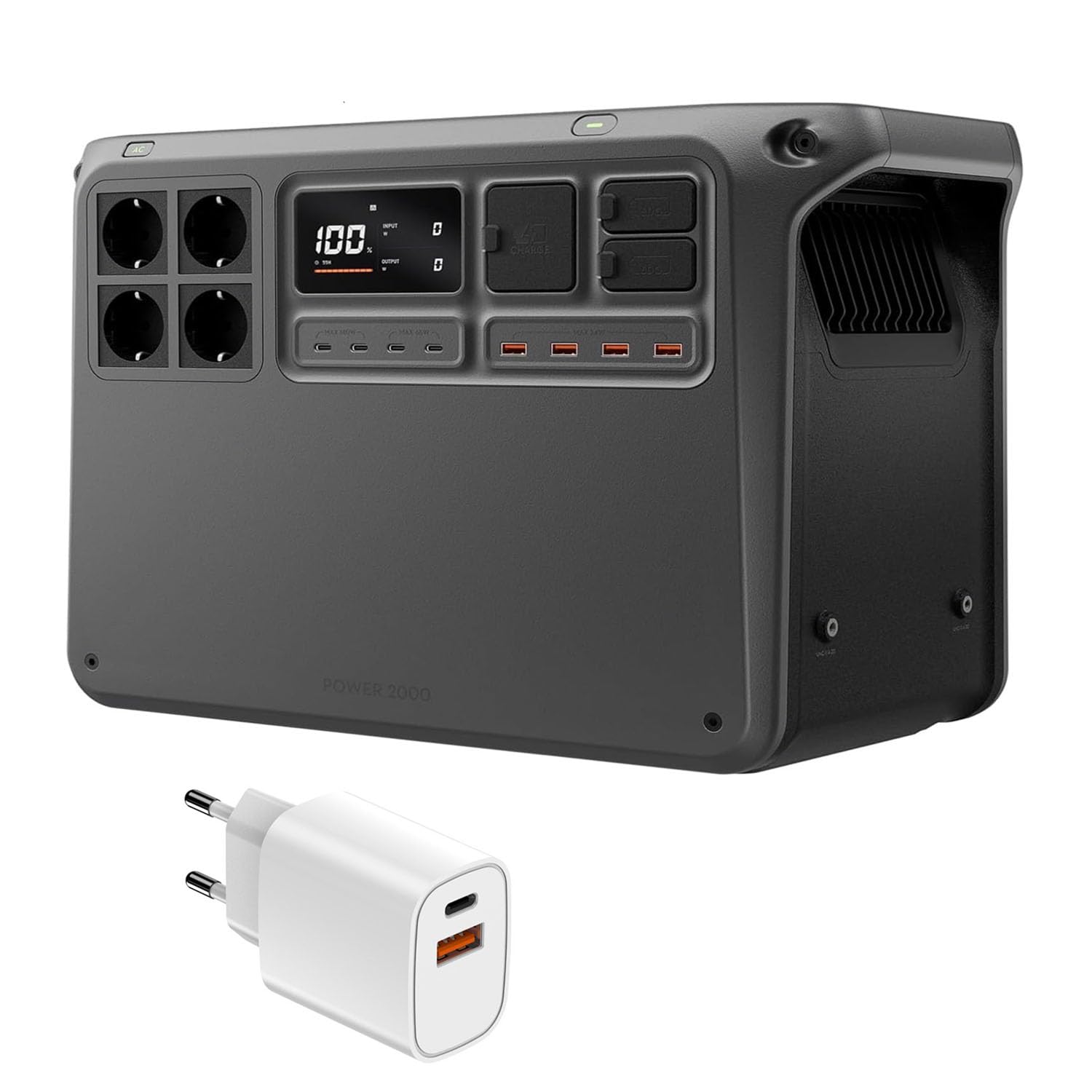 DJI Power 2000 generatore portatile per orto e giardino: energia stabile per serra e attrezzi