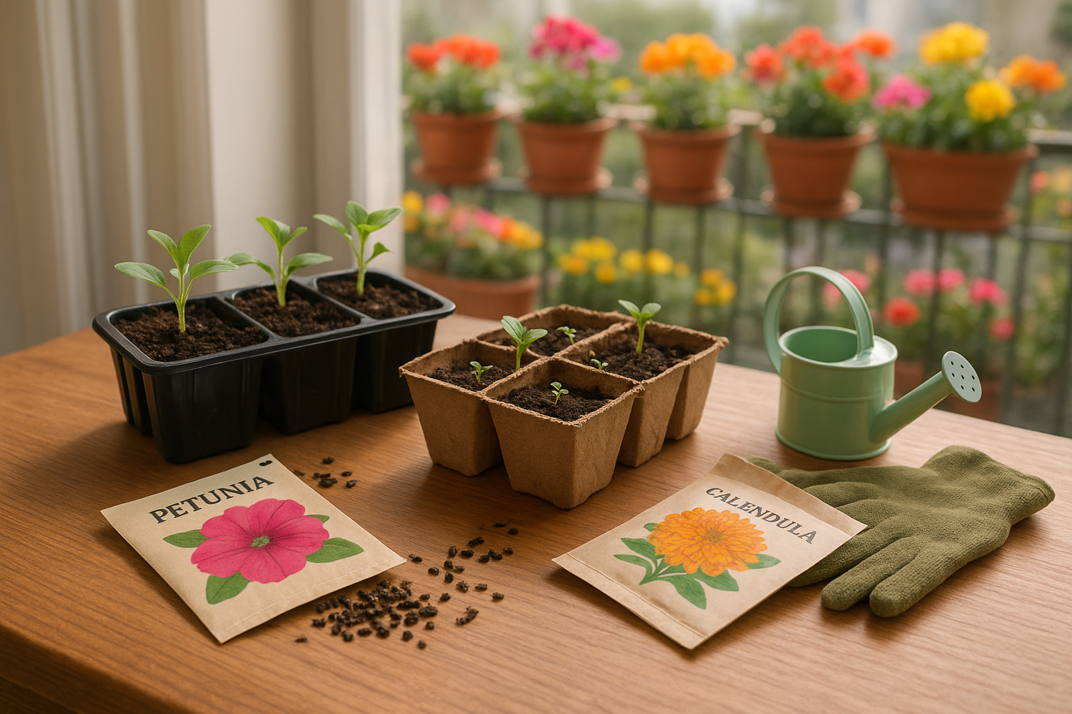 Fiori da seminare in casa a febbraio per un balcone fiorito in primavera