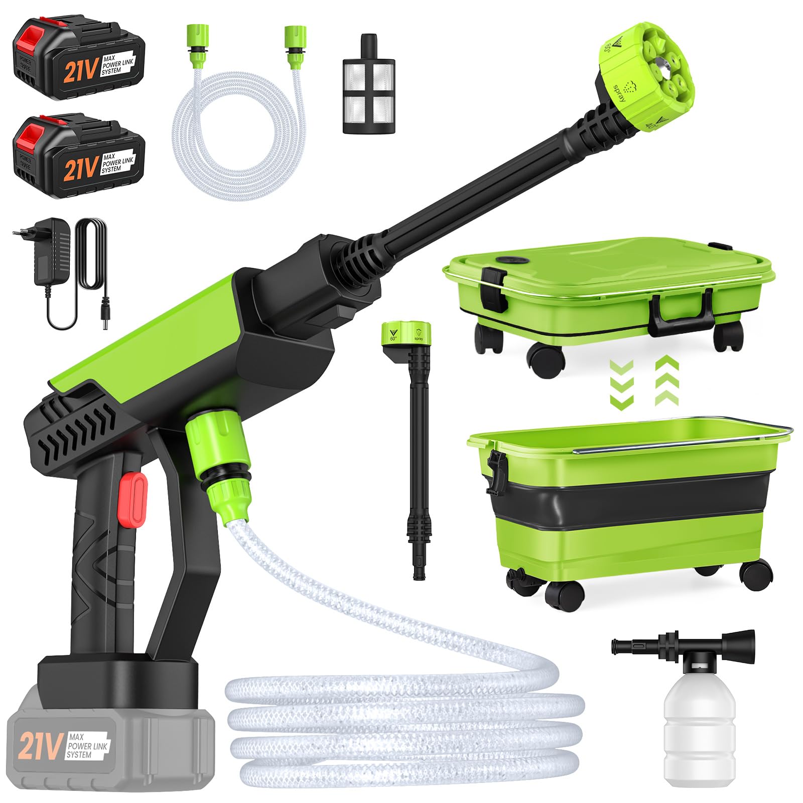 Idropulitrice a batteria compatta: la soluzione portatile per pulire terrazzi e vasi a fine inverno