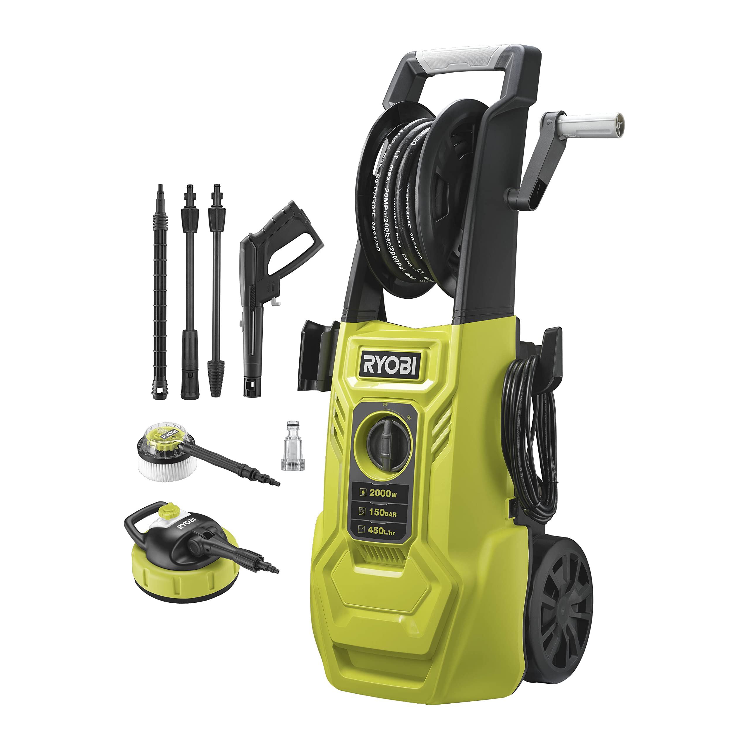 Idropulitrice RYOBI RY150PWA, la soluzione potente per pulire pietre, terrazze e arredi da giardino