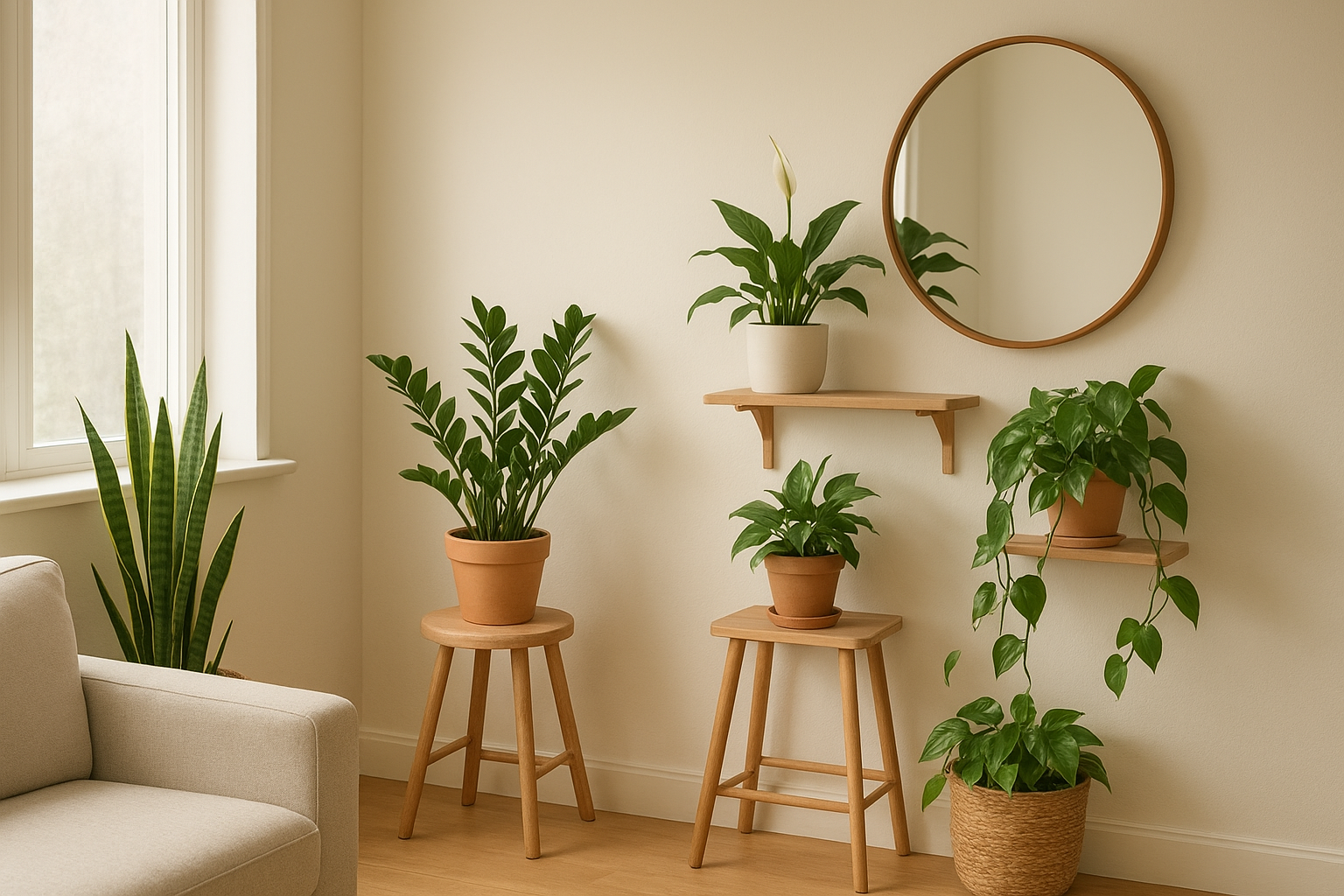 Piante da interno per case poco luminose: come scegliere e disporre le specie giuste a fine inverno