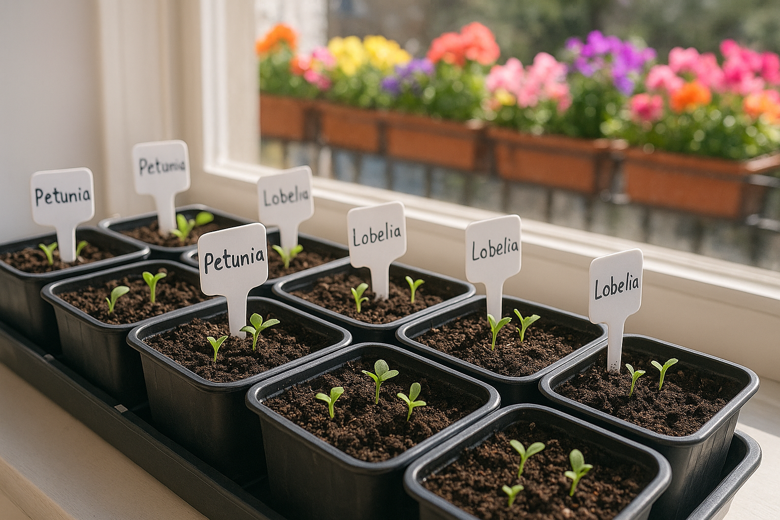 Fiori annuali da seminare in vasetto a fine febbraio per balconi esplosivi a primavera