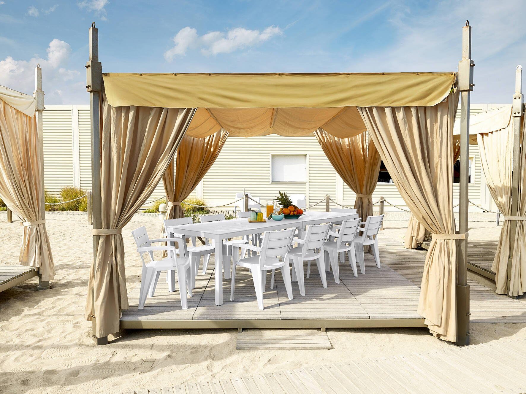 Dmora tavolo da esterno Varda 292×86 cm: la base per un grande tavolo conviviale in giardino