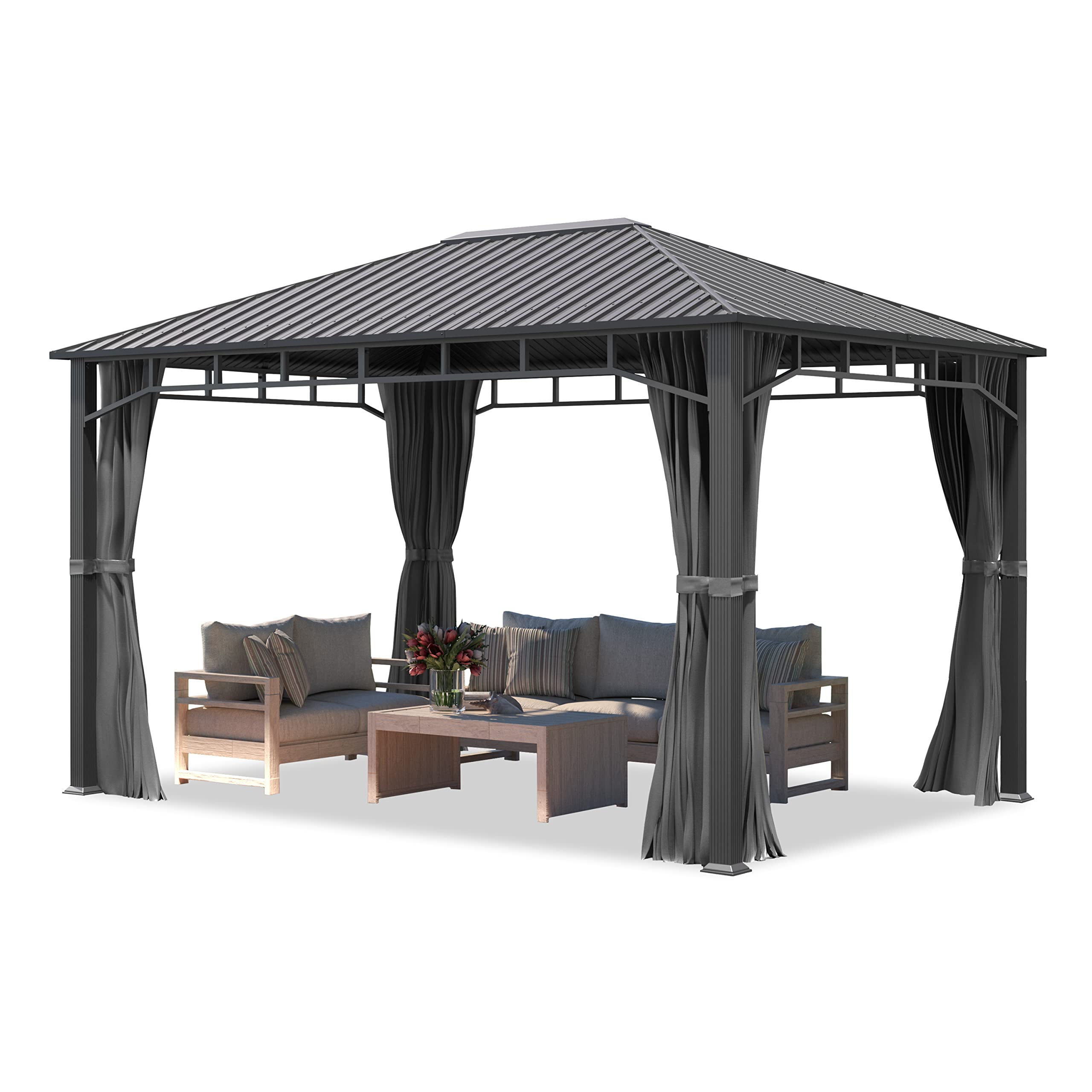 TOOLPORT gazebo da giardino 3×4 m: crea una zona pranzo coperta pronta per la primavera
