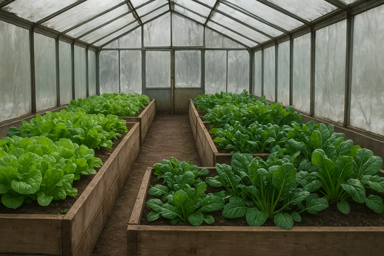 Ortaggi da foglia di fine inverno: quali seminare a febbraio in serra fredda e cassoni protetti