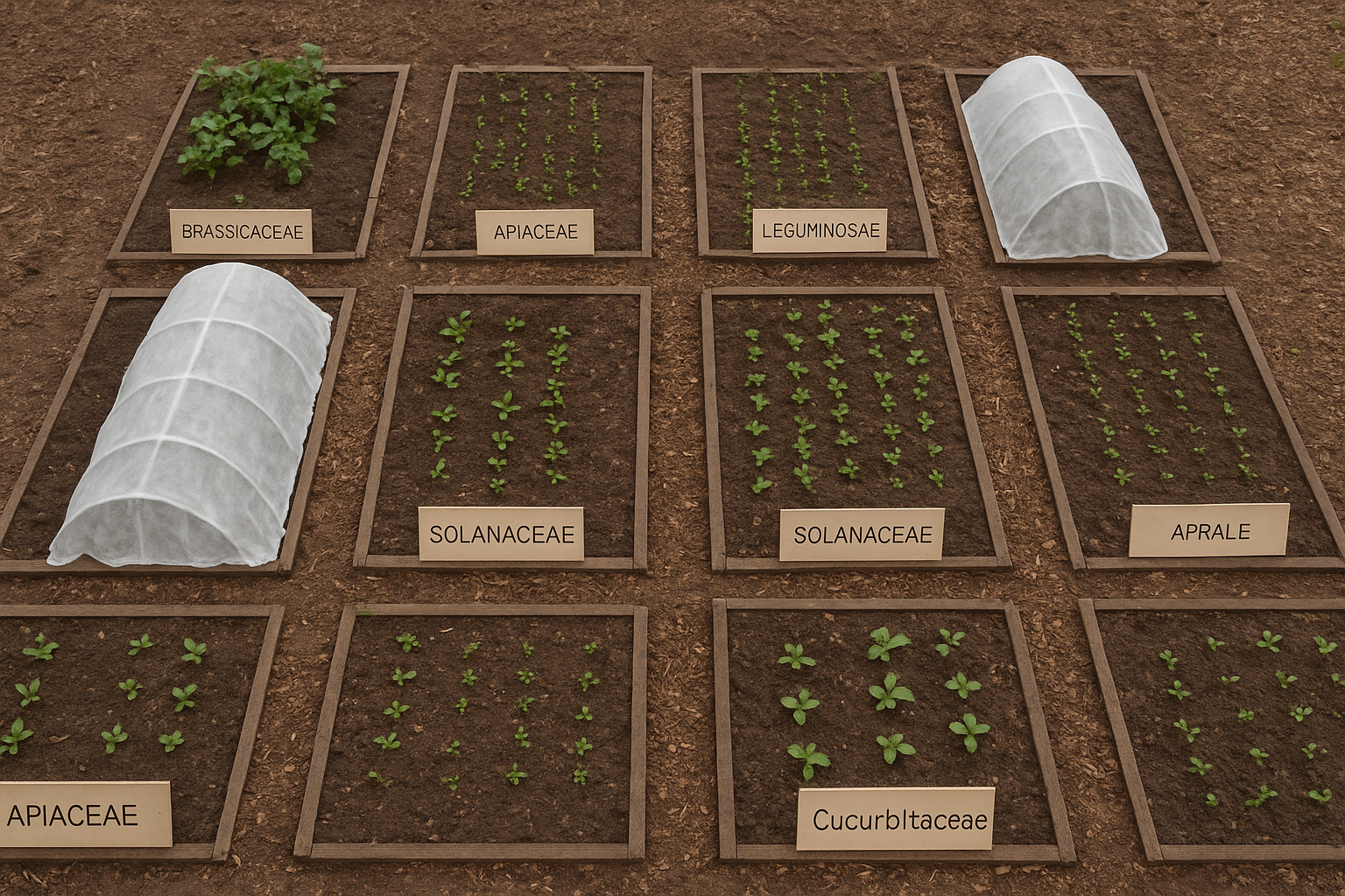 Orto di febbraio in campo aperto: rotazioni colturali e consociazioni per partire col piede giusto