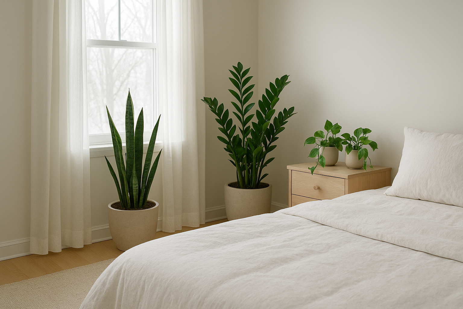 Piante da interno ideali per la camera da letto a fine inverno