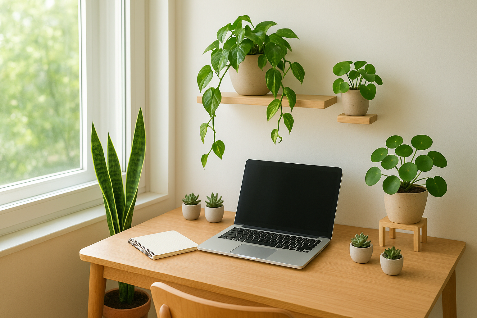 Piante da interno per chi lavora da casa: 8 specie facili che migliorano comfort e concentrazione