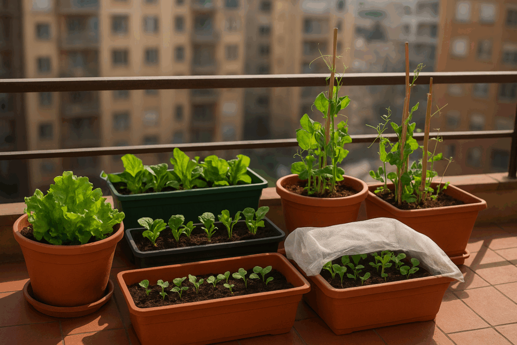 Orto di febbraio in vaso: cosa coltivare su balcone e terrazzo