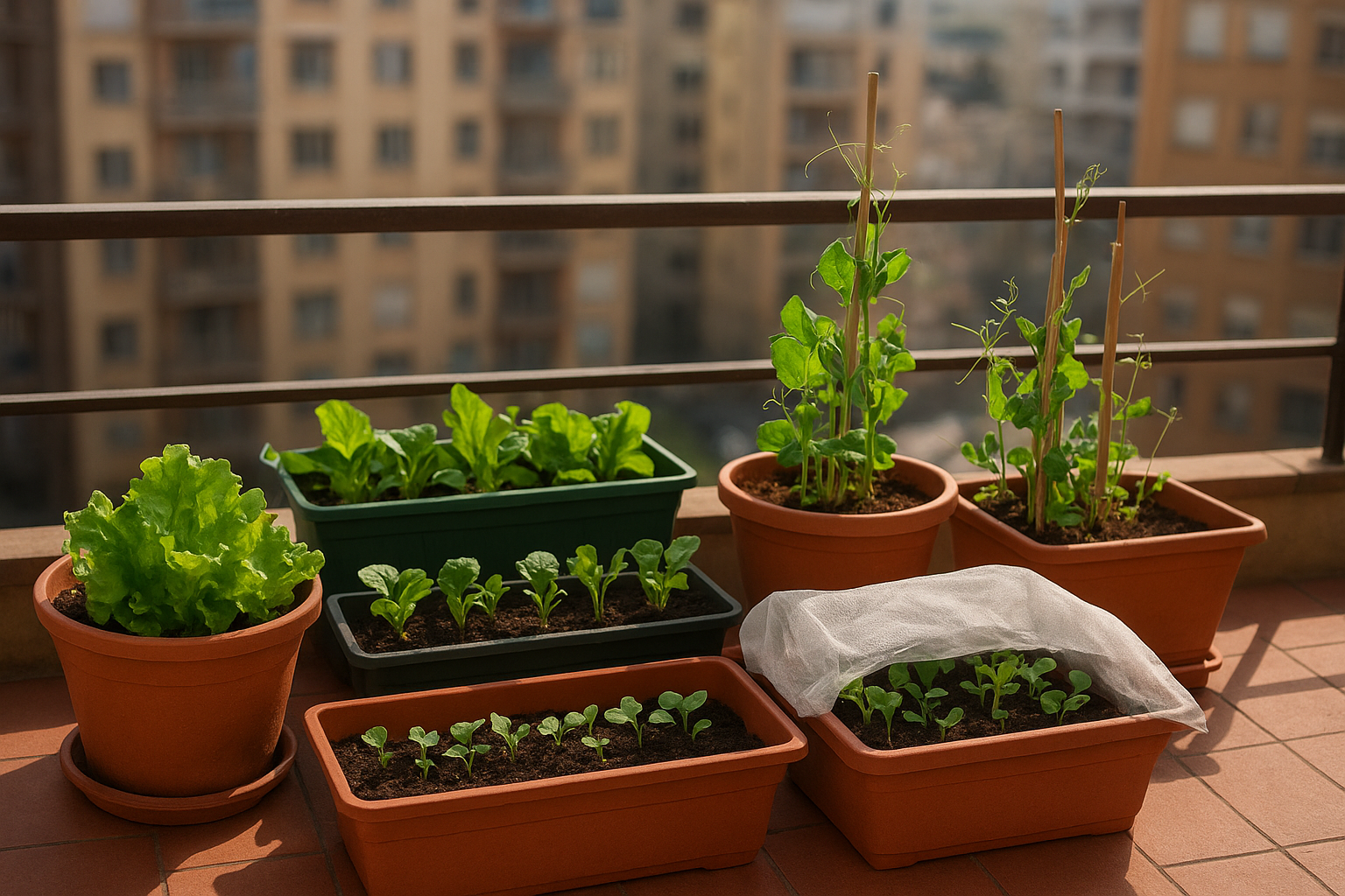 Orto di febbraio in vaso: insalate, legumi e radici da coltivare su balconi e terrazzi