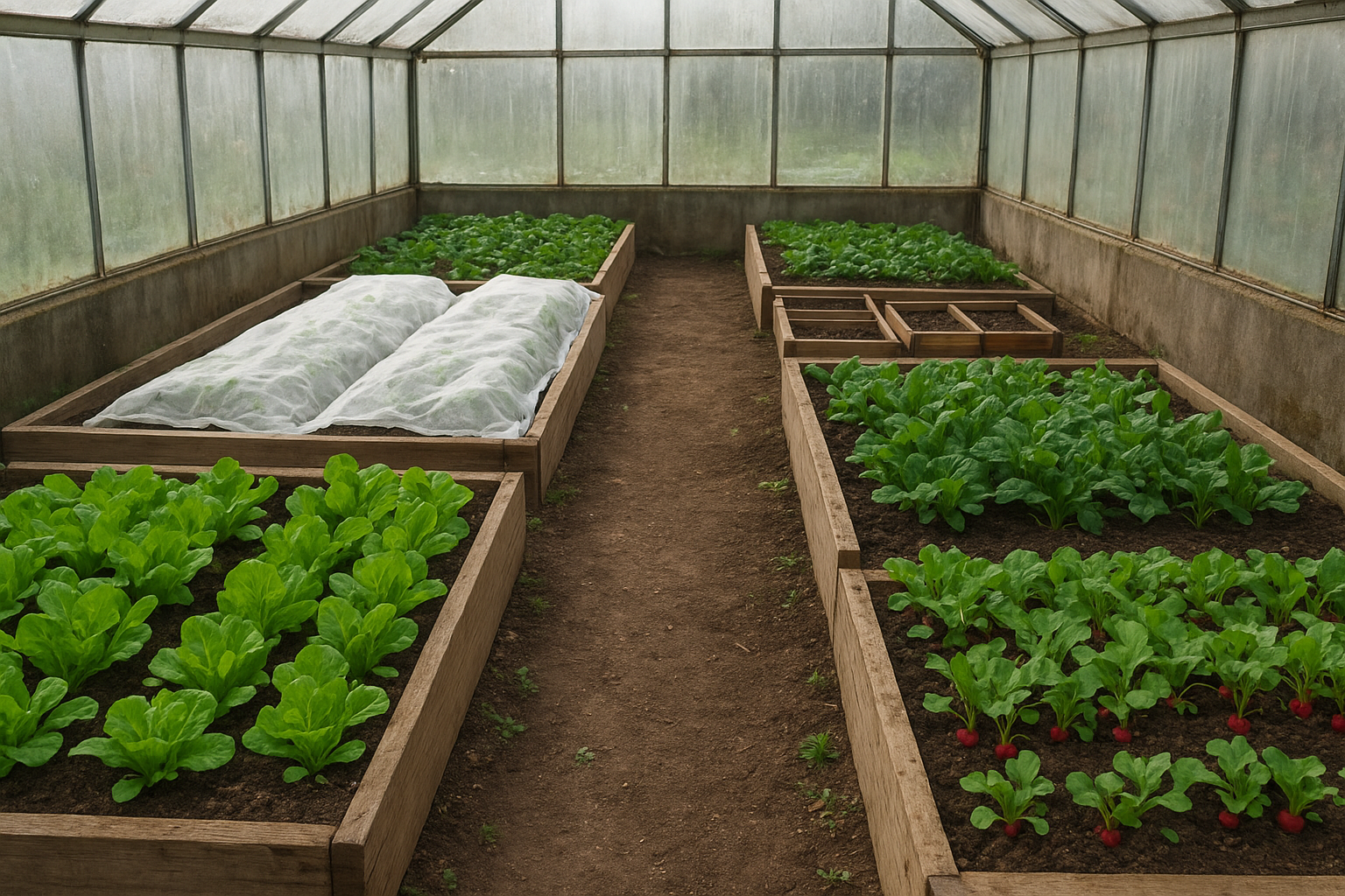 Orto di febbraio in serra fredda: cosa seminare e trapiantare per anticipare i raccolti