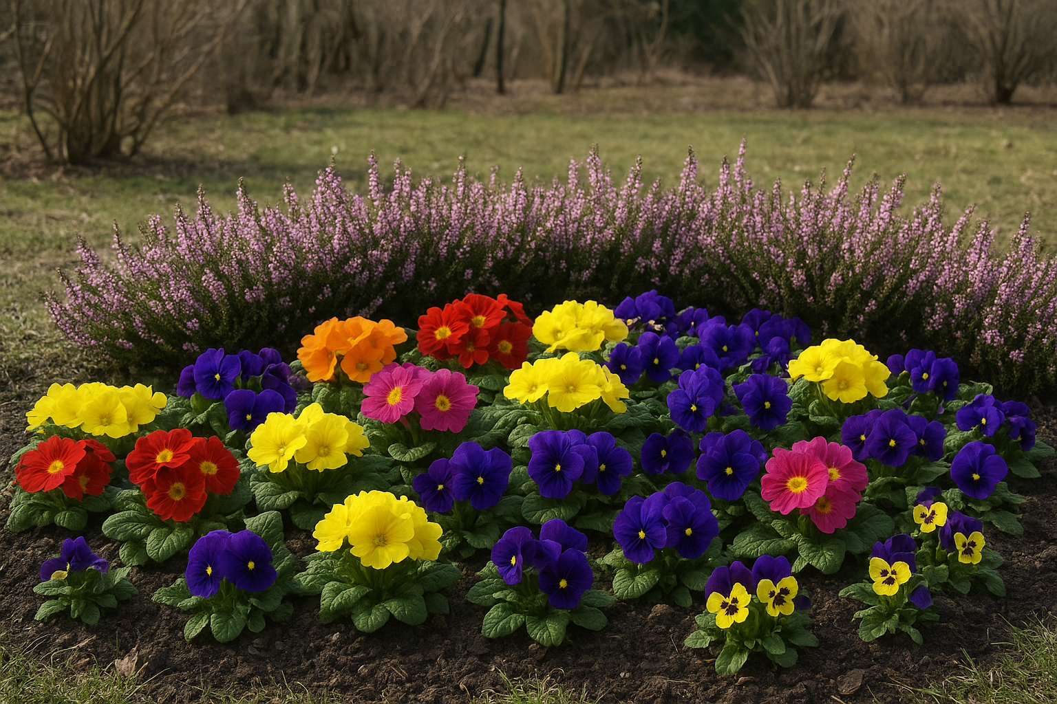 Primule, viole e altre tappezzanti fiorite: creare macchie di colore a fine inverno