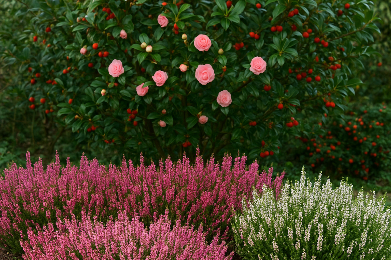Erica, corbezzolo e camelia: tre piante da esterno per dare struttura al giardino di febbraio