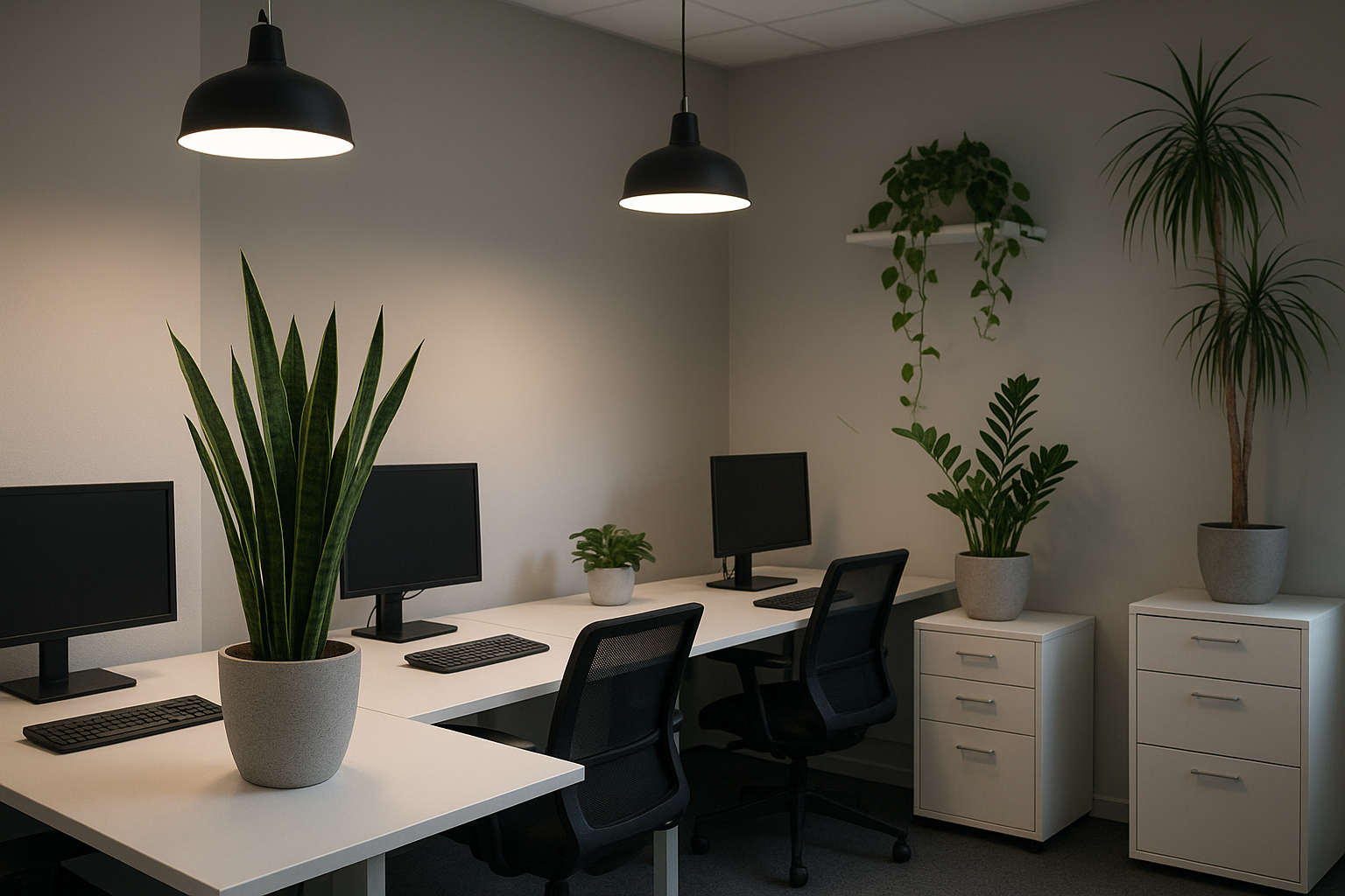 Piante da interno ideali per l’ufficio in inverno: poca luce, aria secca e poca manutenzione