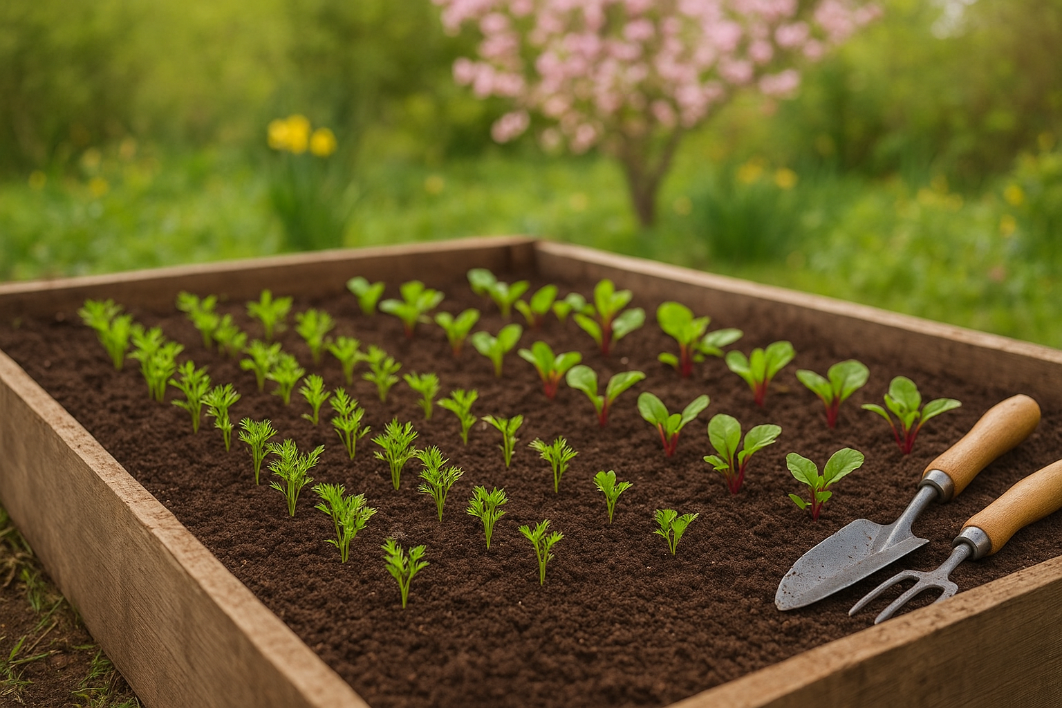 Ortaggi da radice a inizio marzo: cosa seminare per raccolti primaverili e estivi