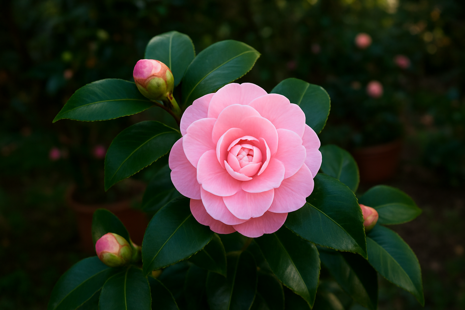 Camelie in vaso e in giardino: come gestire i boccioli di inizio marzo