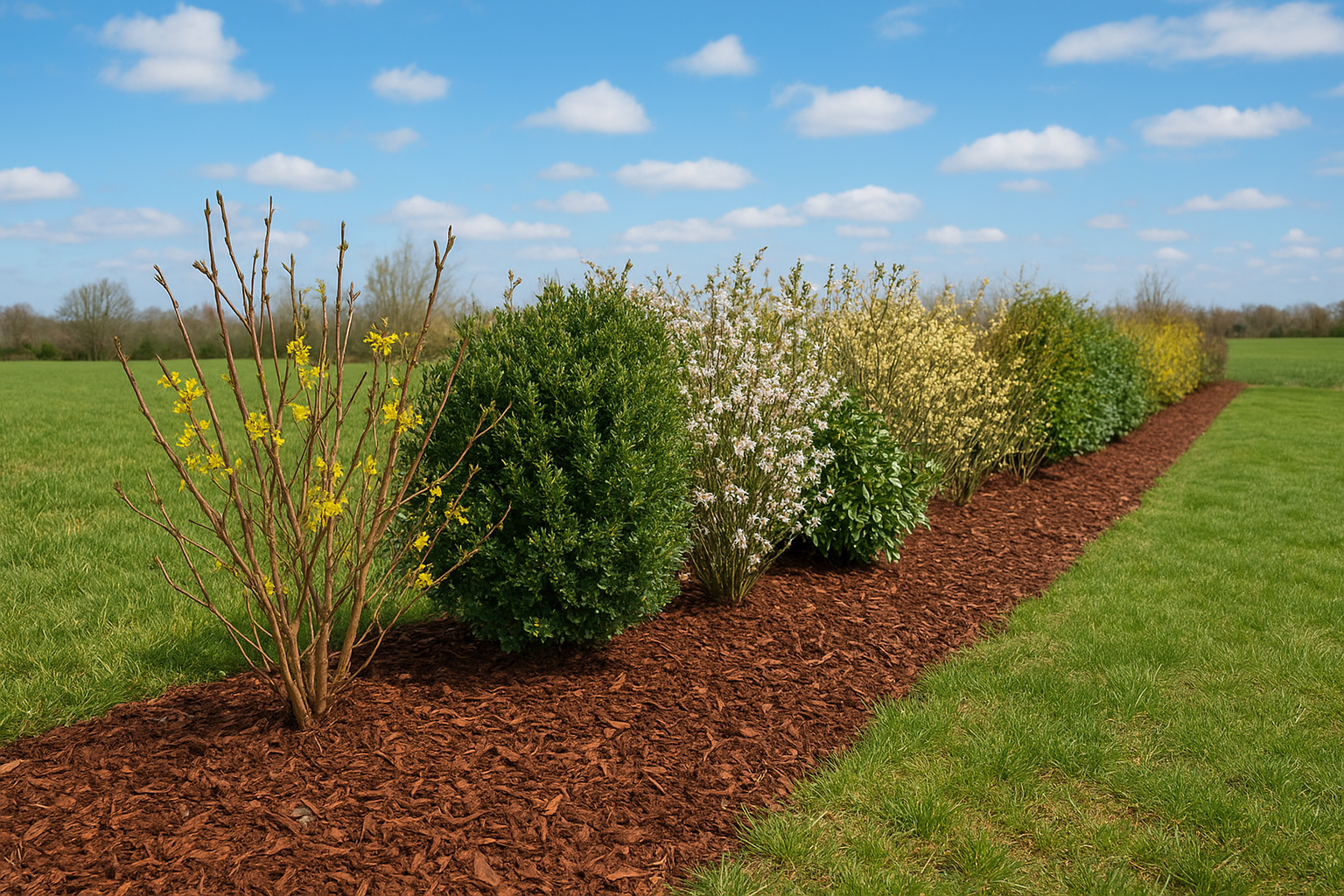 Siepi miste a bassa manutenzione: progettarle e piantarle a inizio marzo