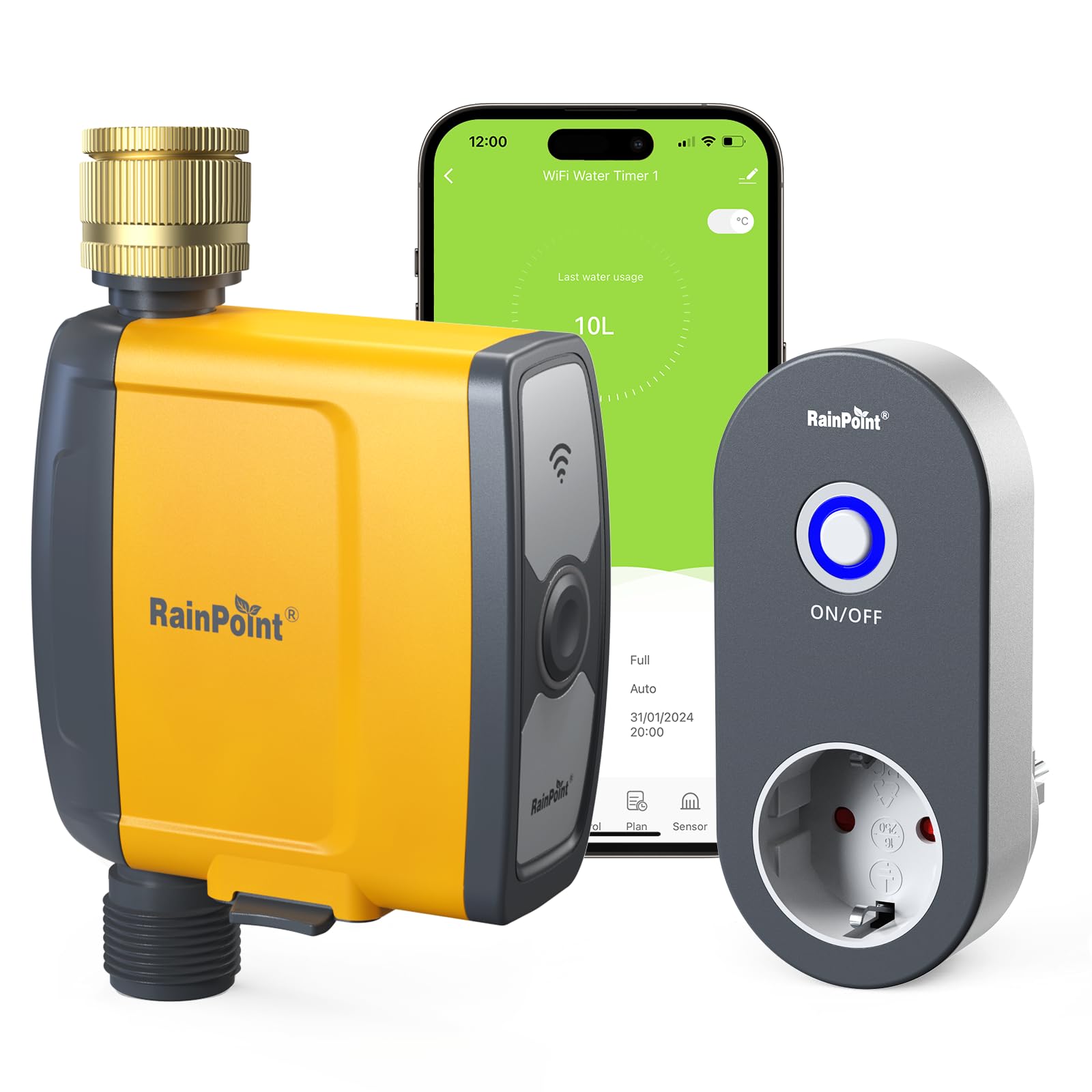 Centralina irrigazione WiFi RAINPOINT, gestire l’acqua del giardino con app e controllo vocale