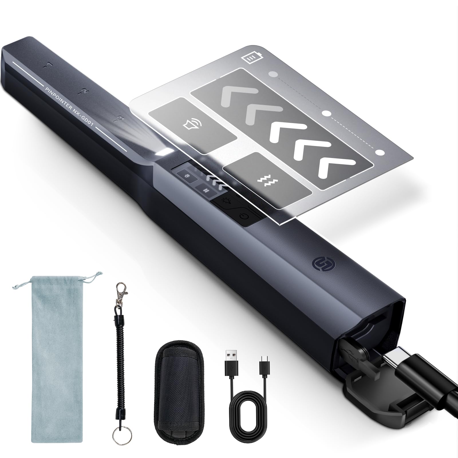 SUNPOW pinpointer metal detector, un alleato per scoprire oggetti nascosti mentre curi il giardino