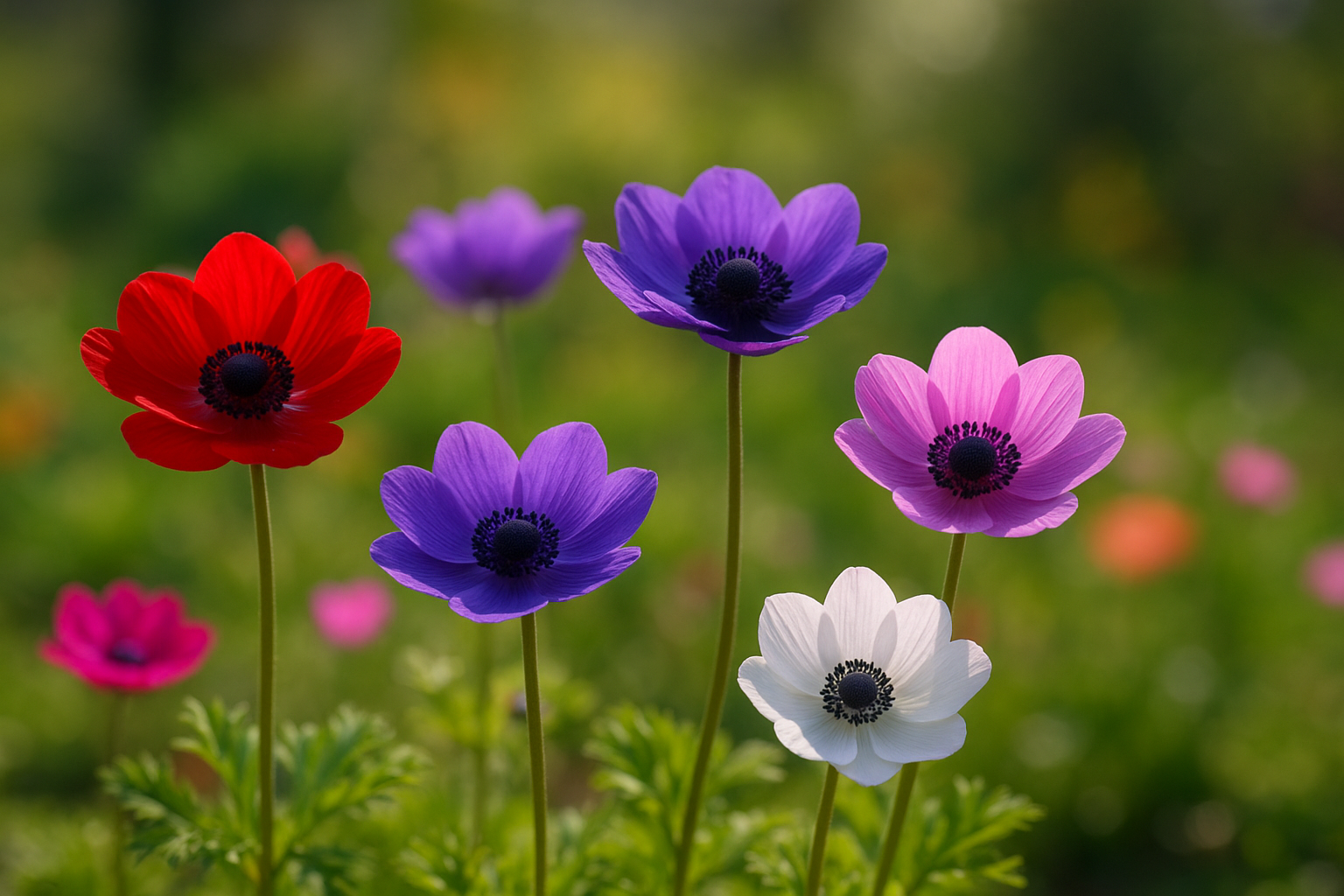 Anemoni coronaria: come piantarli a marzo per avere aiuole fiorite fino all’inizio estate