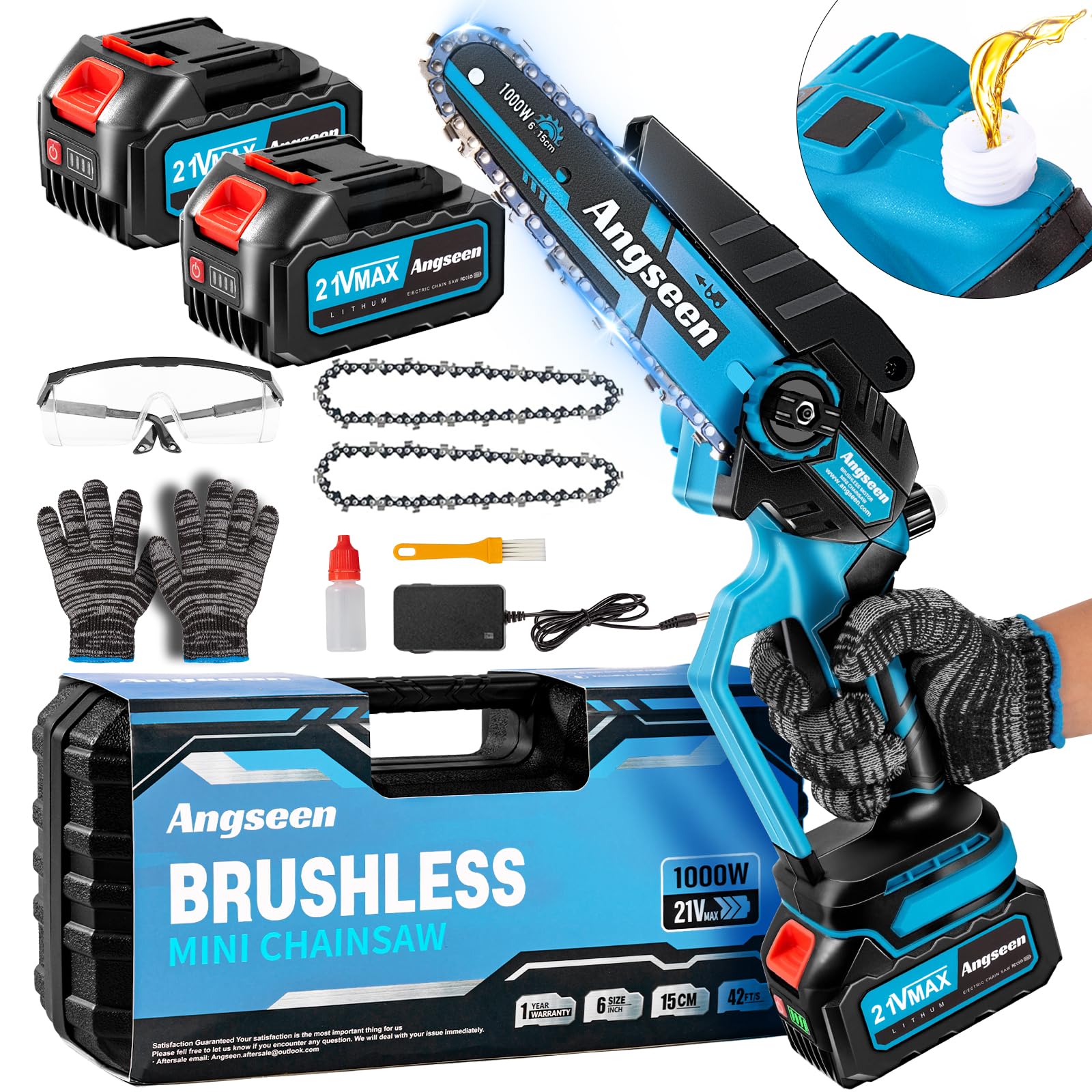 Mini motosega a batteria brushless, il jolly per le potature di inizio stagione