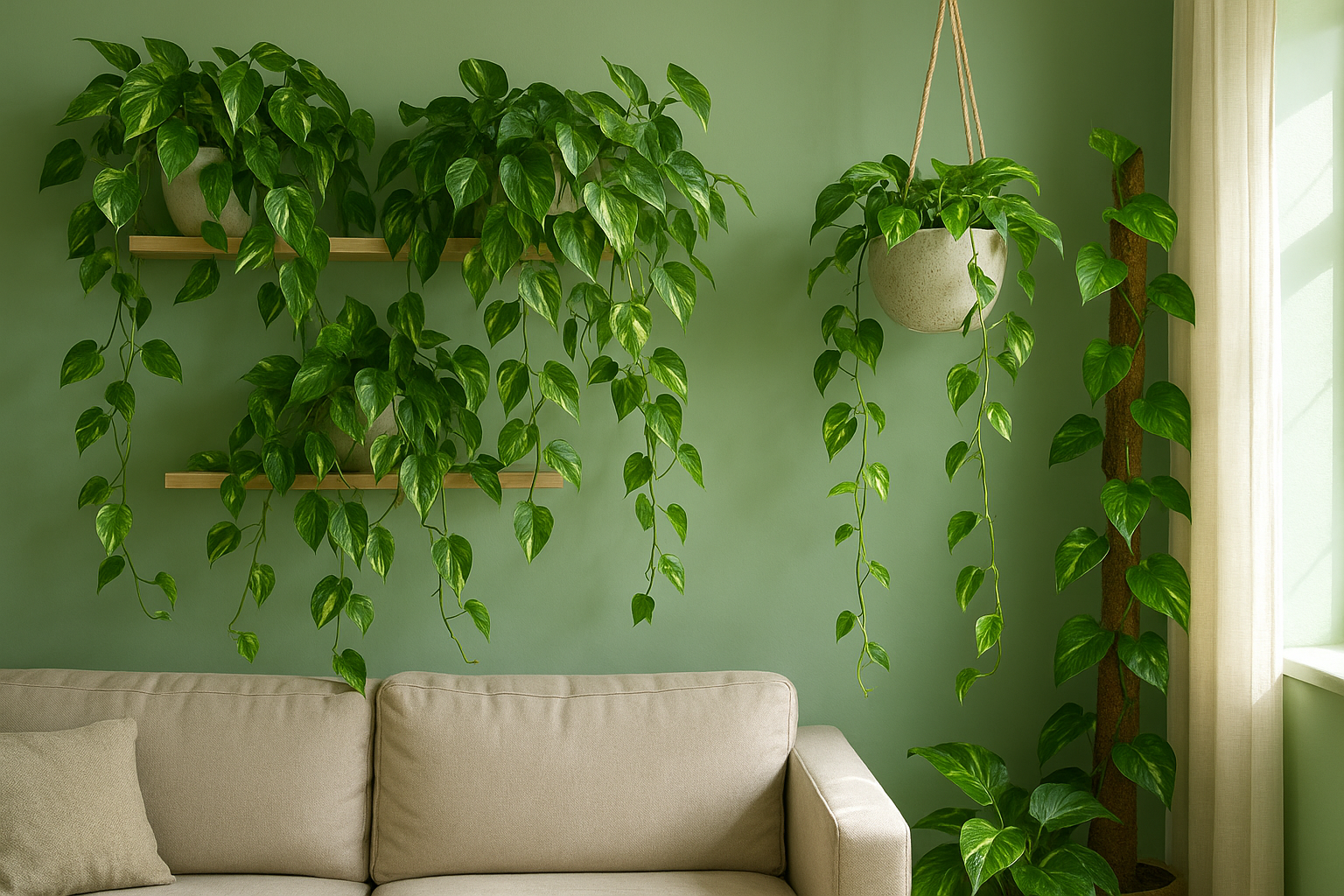 Piante da interno rampicanti: pothos, philodendron e altre specie facili per marzo