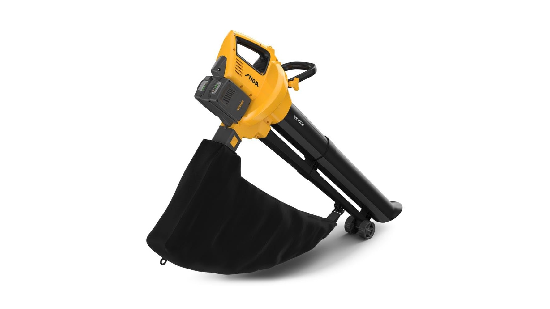 STIGA VS 100e aspiratore-trituratore-soffiatore a batteria, occasione Amazon per la pulizia del giardino