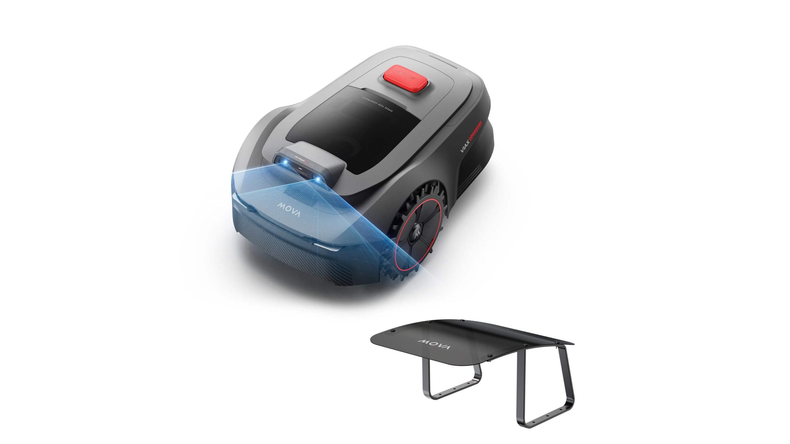 Robot rasaerba MOVA ViAX senza filo perimetrale, il giardino si cura da solo con l’offerta Amazon