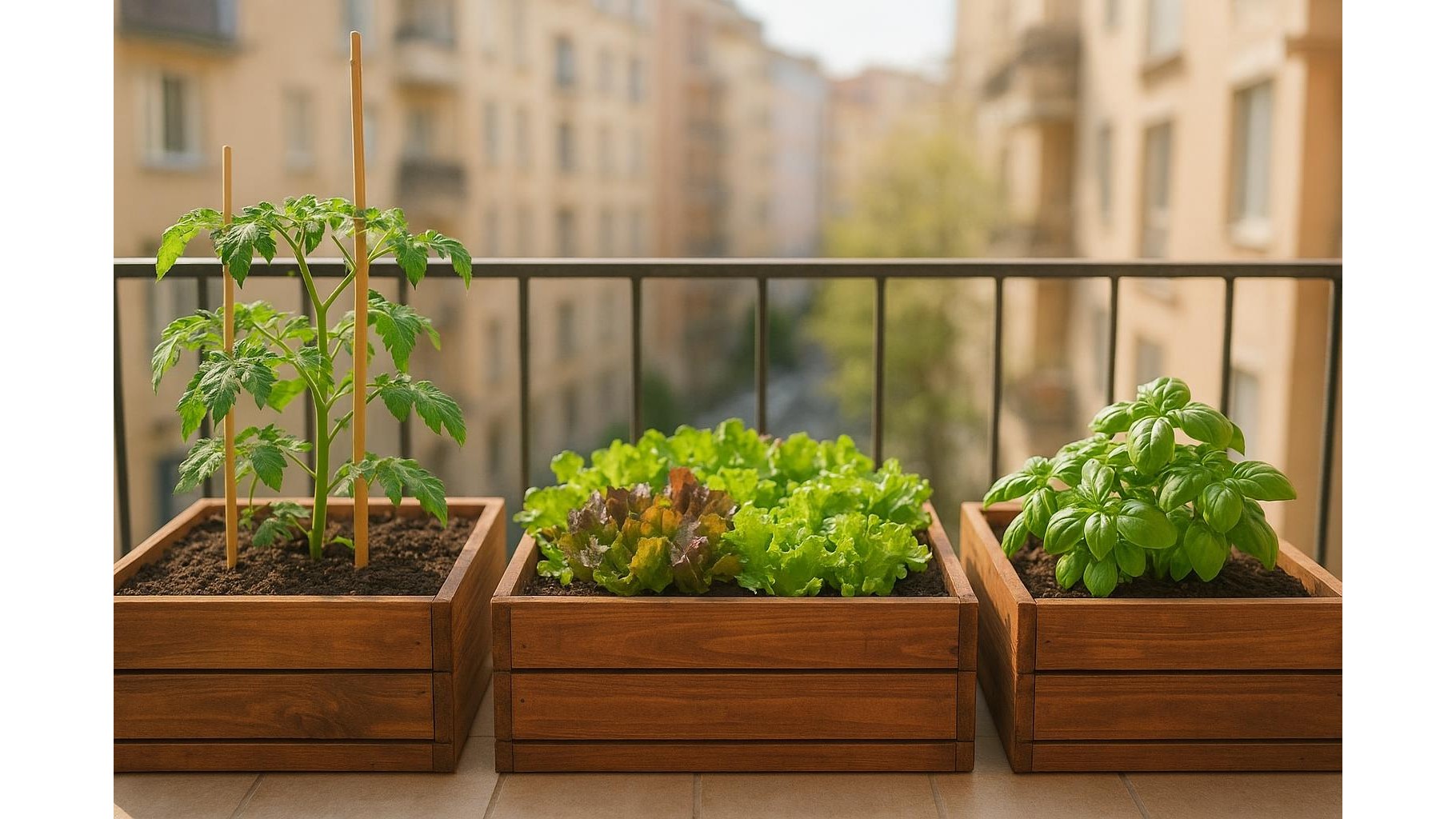 Orto in cassette profonde sul balcone: come progettare un raccolto continuo da aprile a settembre