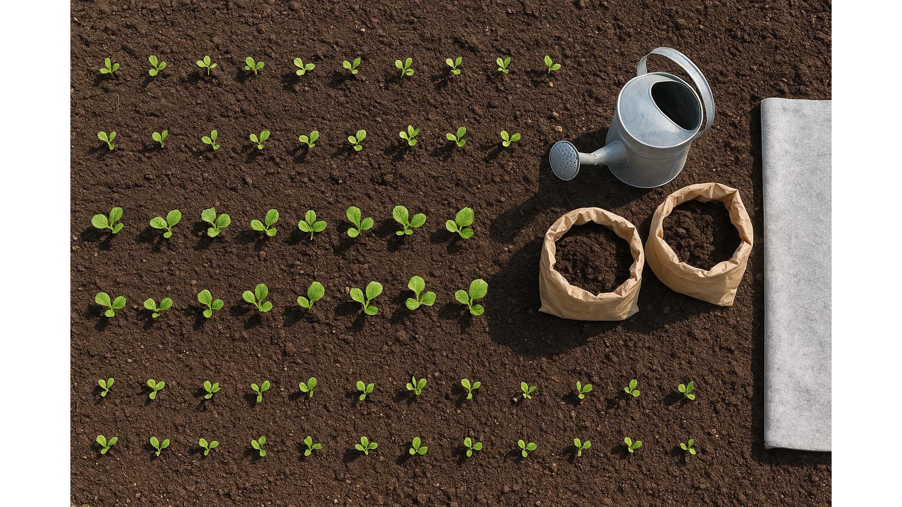 Orto di fine marzo per chi ha già seminato: trapianti, diradamenti e prime concimazioni