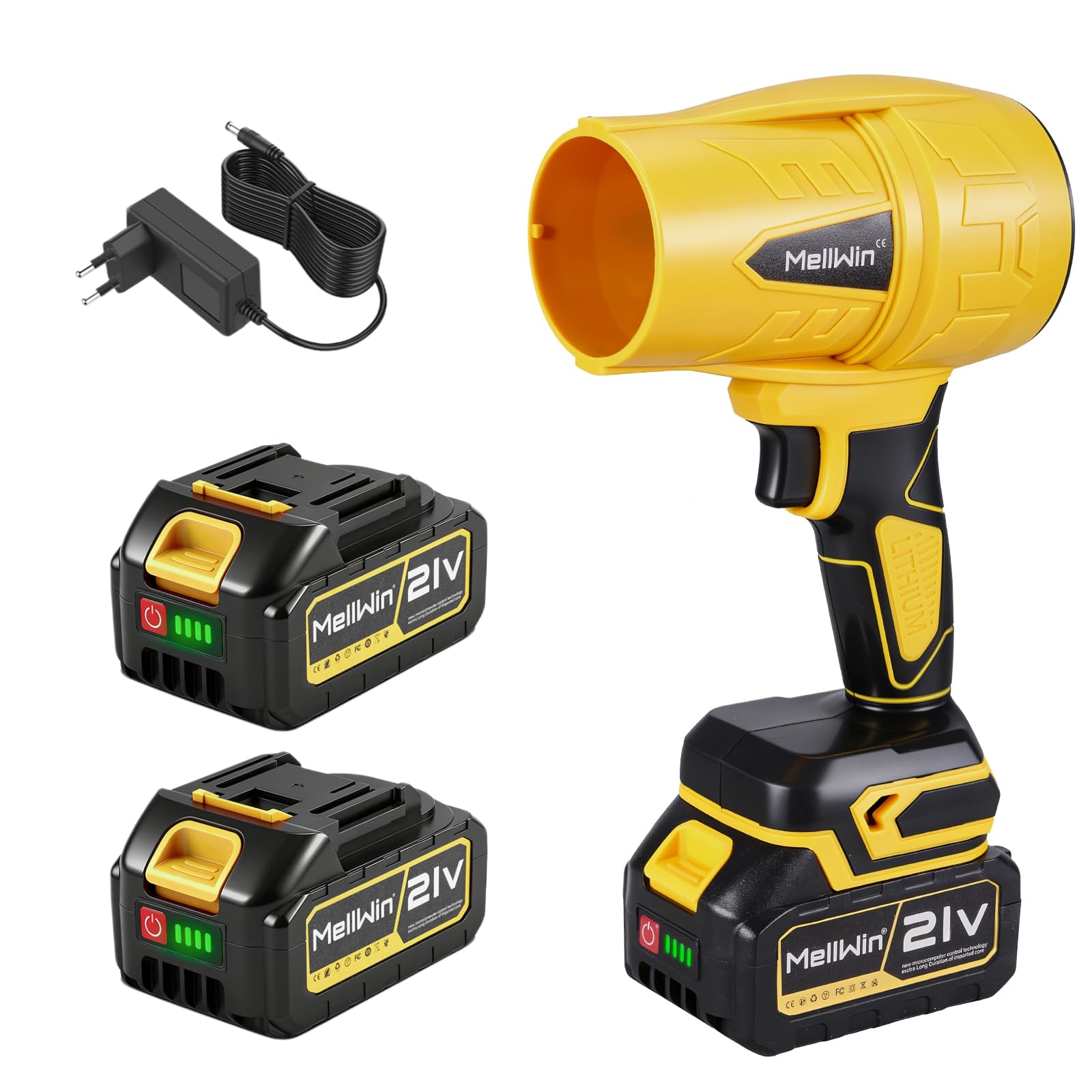 Soffiatore a batteria Mellwin, il jolly per pulire foglie e polvere dal giardino a costo ridotto