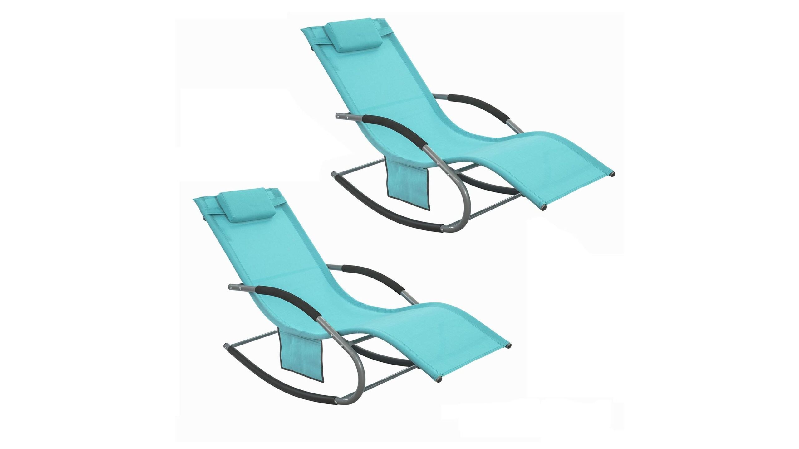 Sedia a dondolo da giardino SoBuy, relax totale tra piante e fioriere sul terrazzo