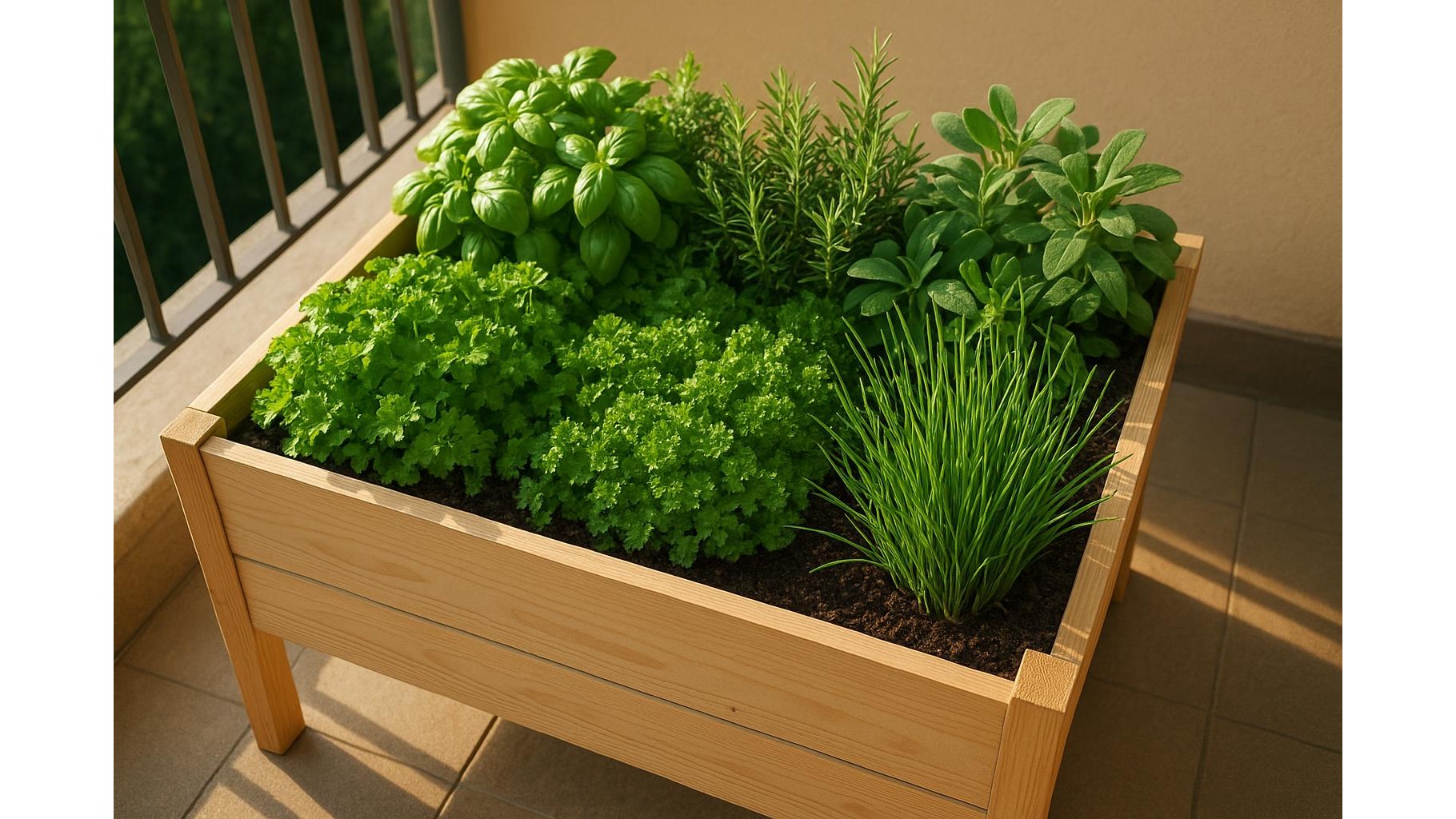 Orto aromatico intensivo in piccoli spazi: come progettare un cassone misto di erbe per la cucina primaverile