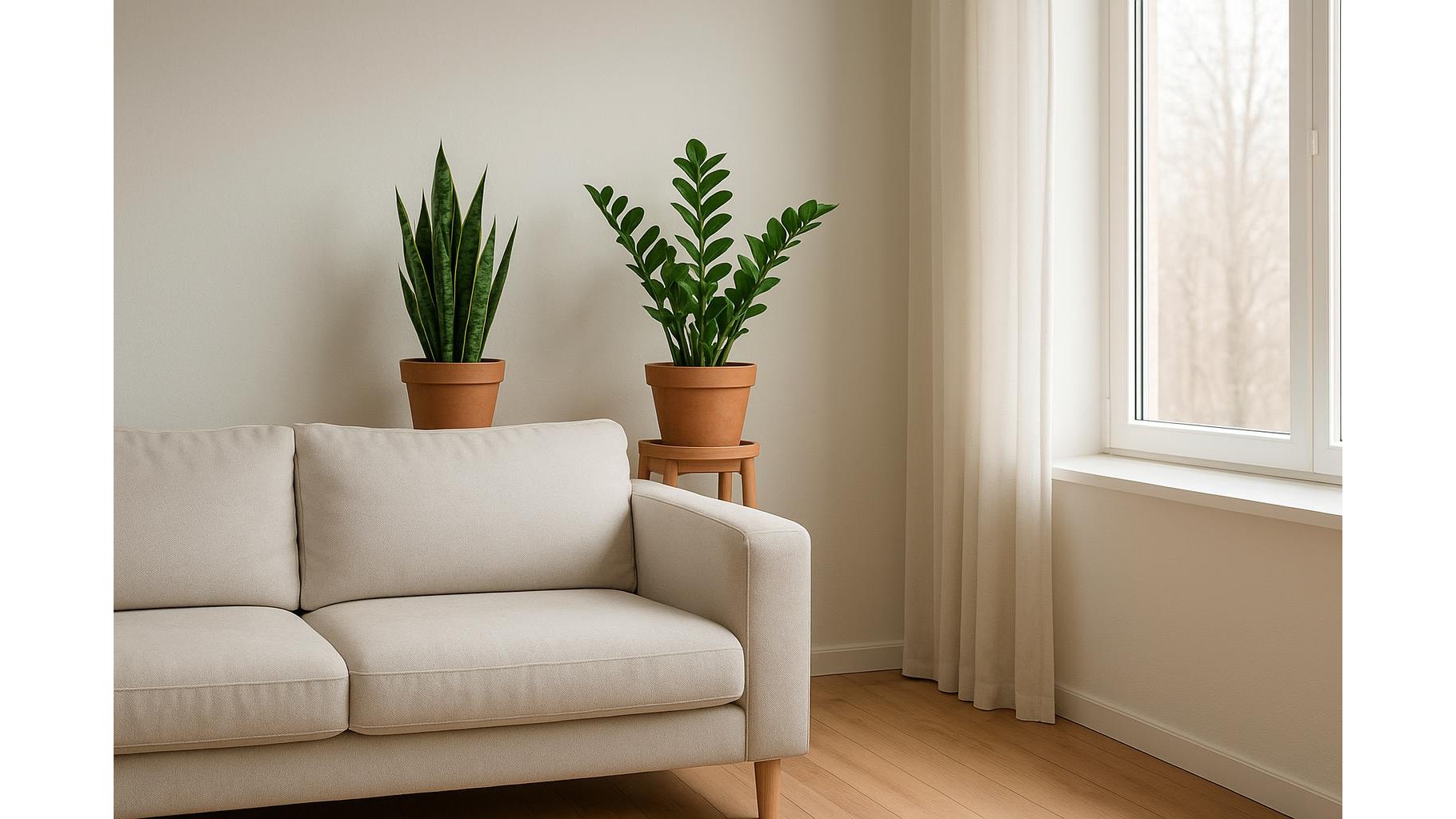 Piante da interno per angoli dietro il divano: come sfruttare gli spazi difficili del soggiorno a fine marzo